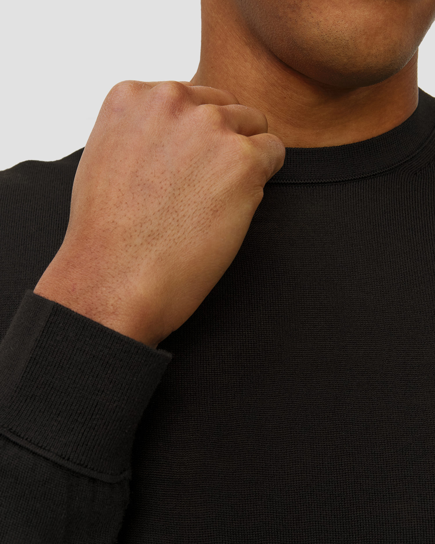 Men's black woollen jumper BOGNER Ole