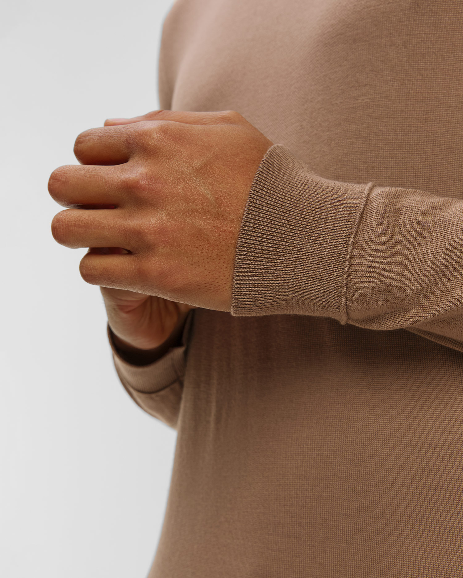 Men's brown wool sweater BOGNER Ole