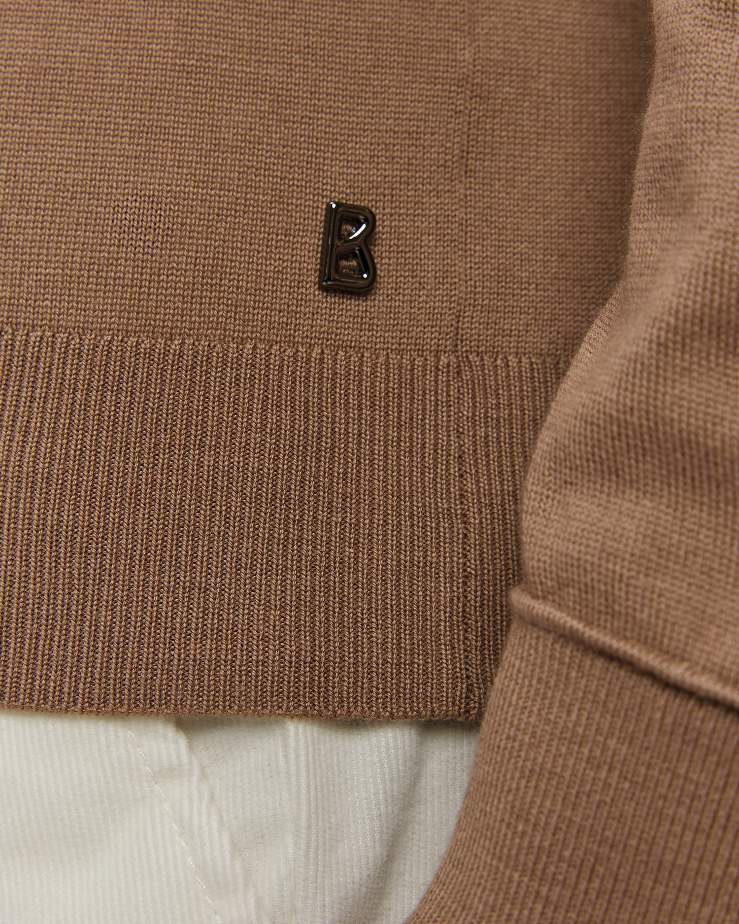 Men's brown wool sweater BOGNER Ole