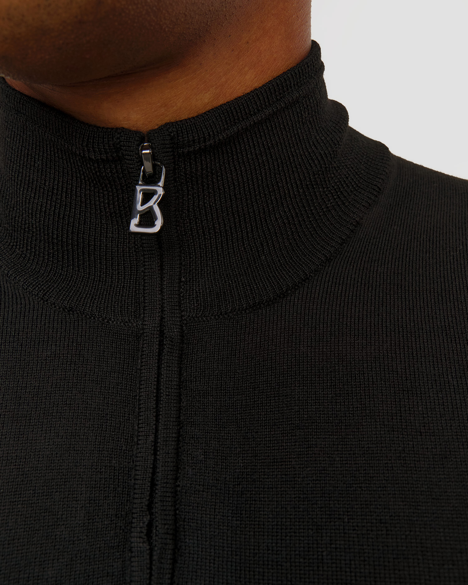 BOGNER Ouri Rollkragenpullover aus Wolle für Herren in Schwarz