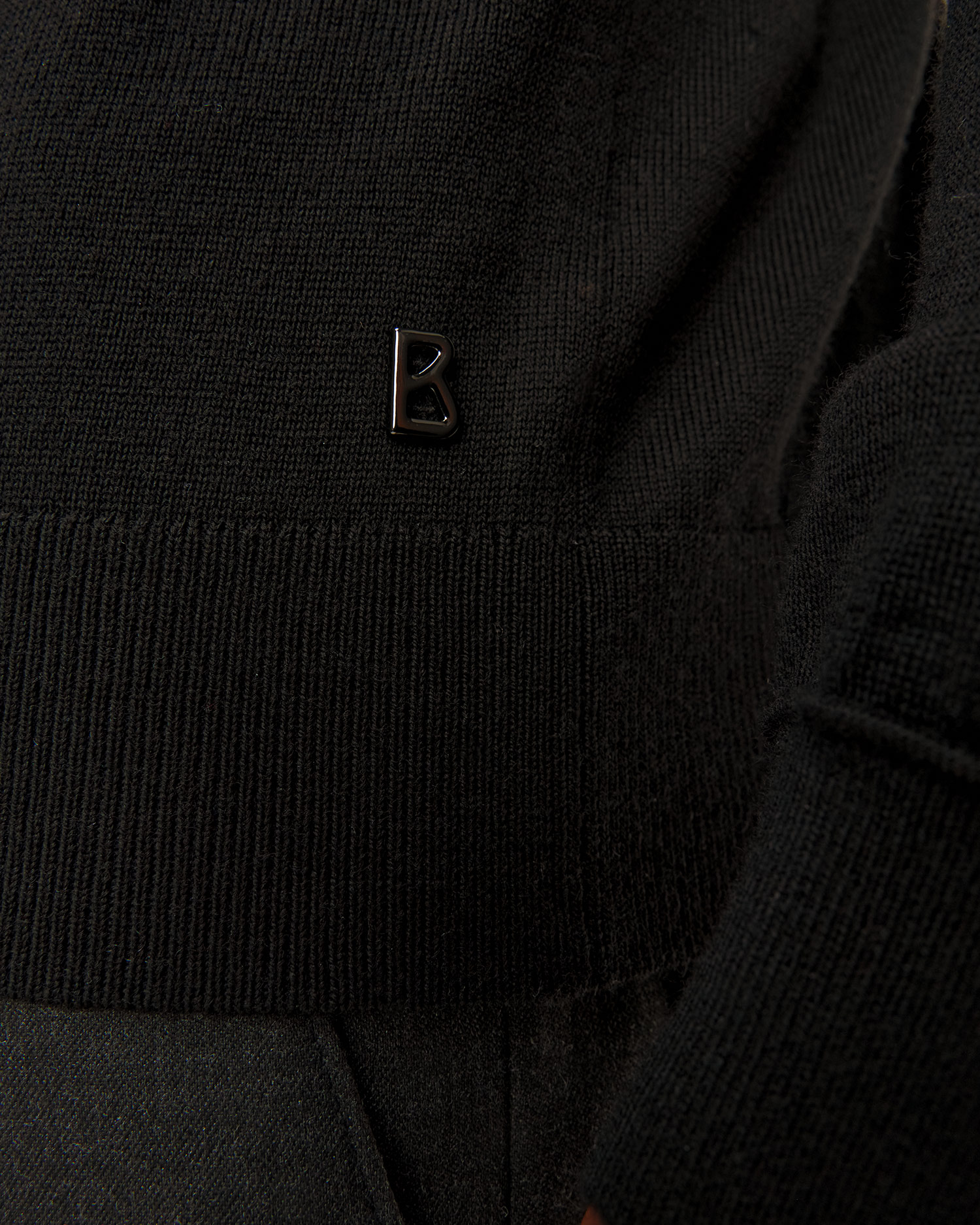 BOGNER Ouri Rollkragenpullover aus Wolle für Herren in Schwarz