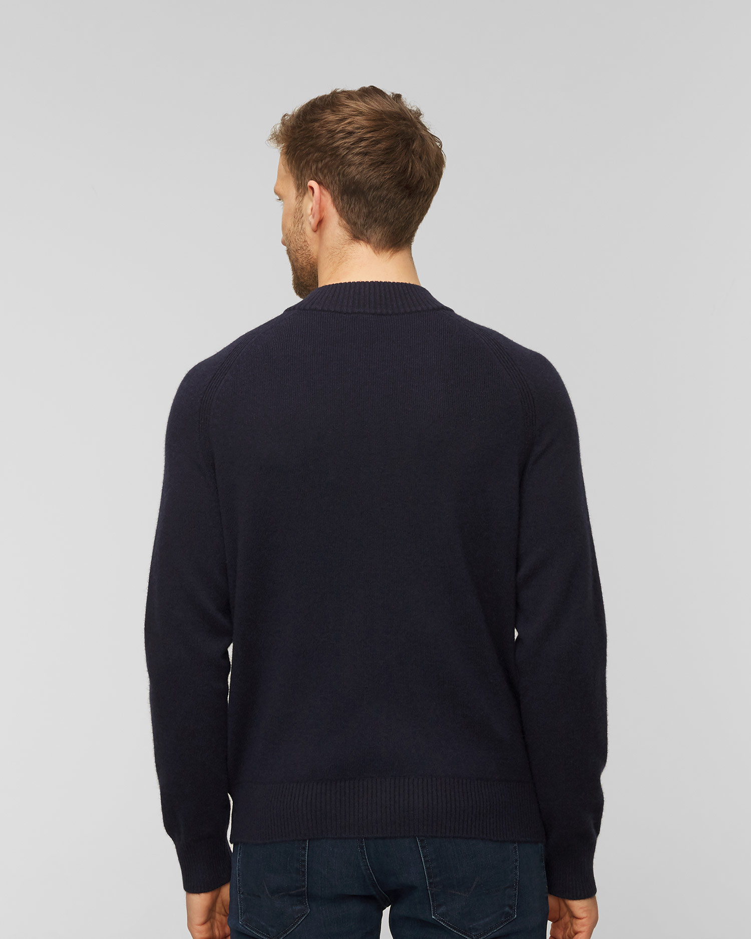 Maglione di lana con cashmere con chiusura da uomo BOGNER Dinoux
