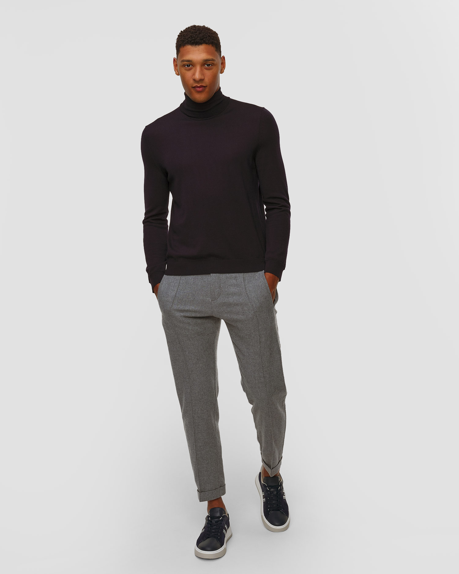 Pull à col roulé en laine pour hommes BOGNER Gordon-6