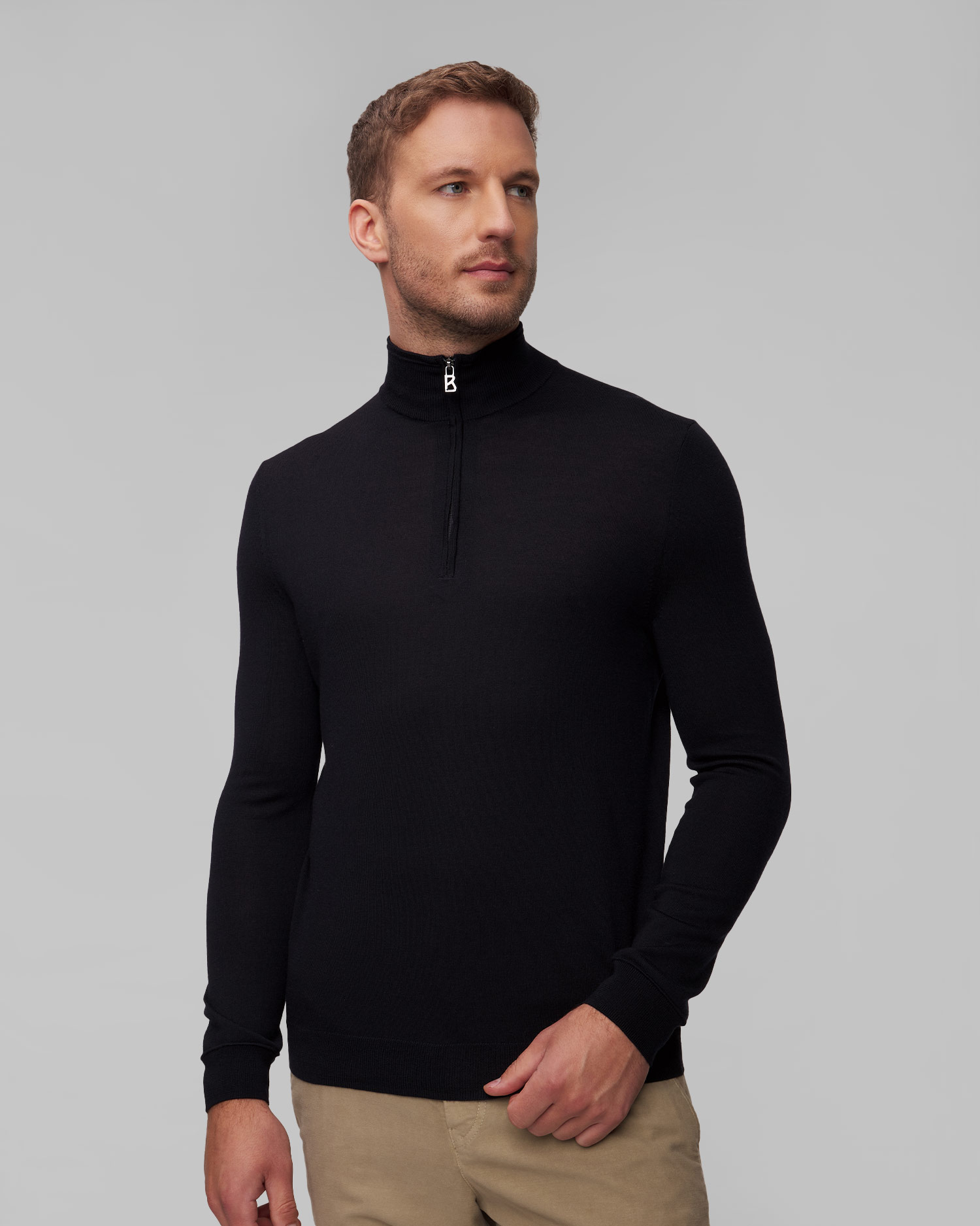 BOGNER Ouri Wollpullover für Herren in Marineblau