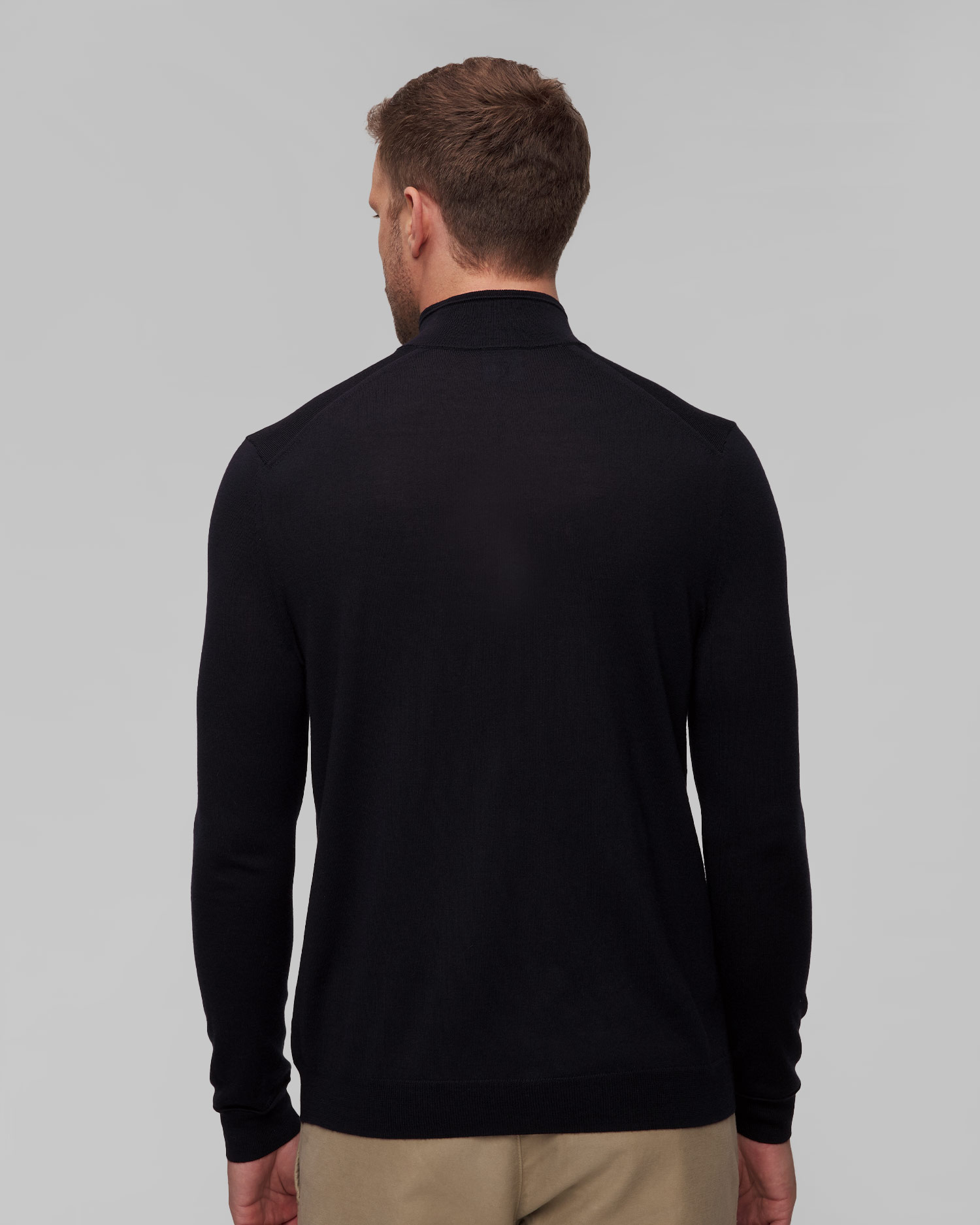 BOGNER Ouri Wollpullover für Herren in Marineblau