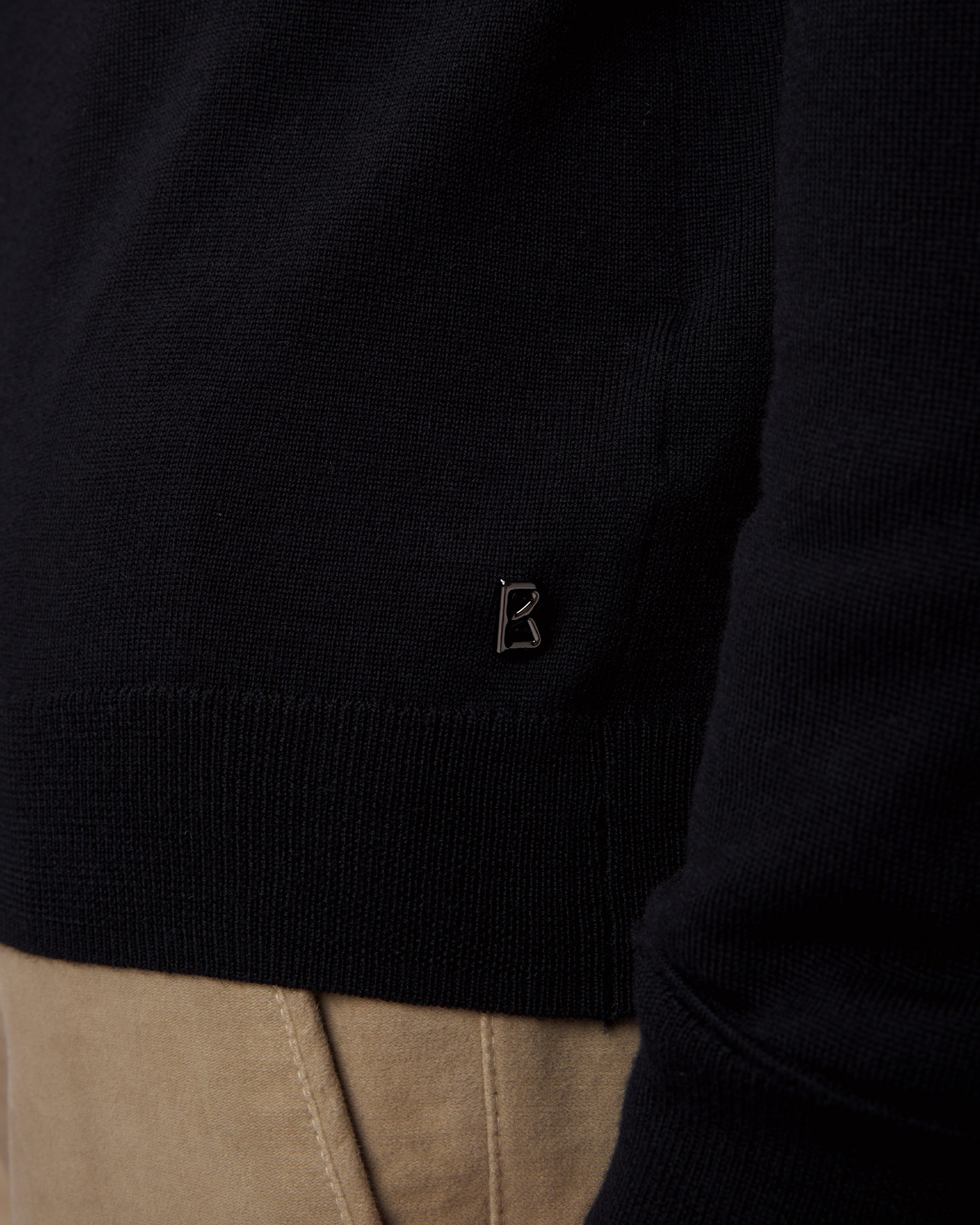 BOGNER Ouri Wollpullover für Herren in Marineblau