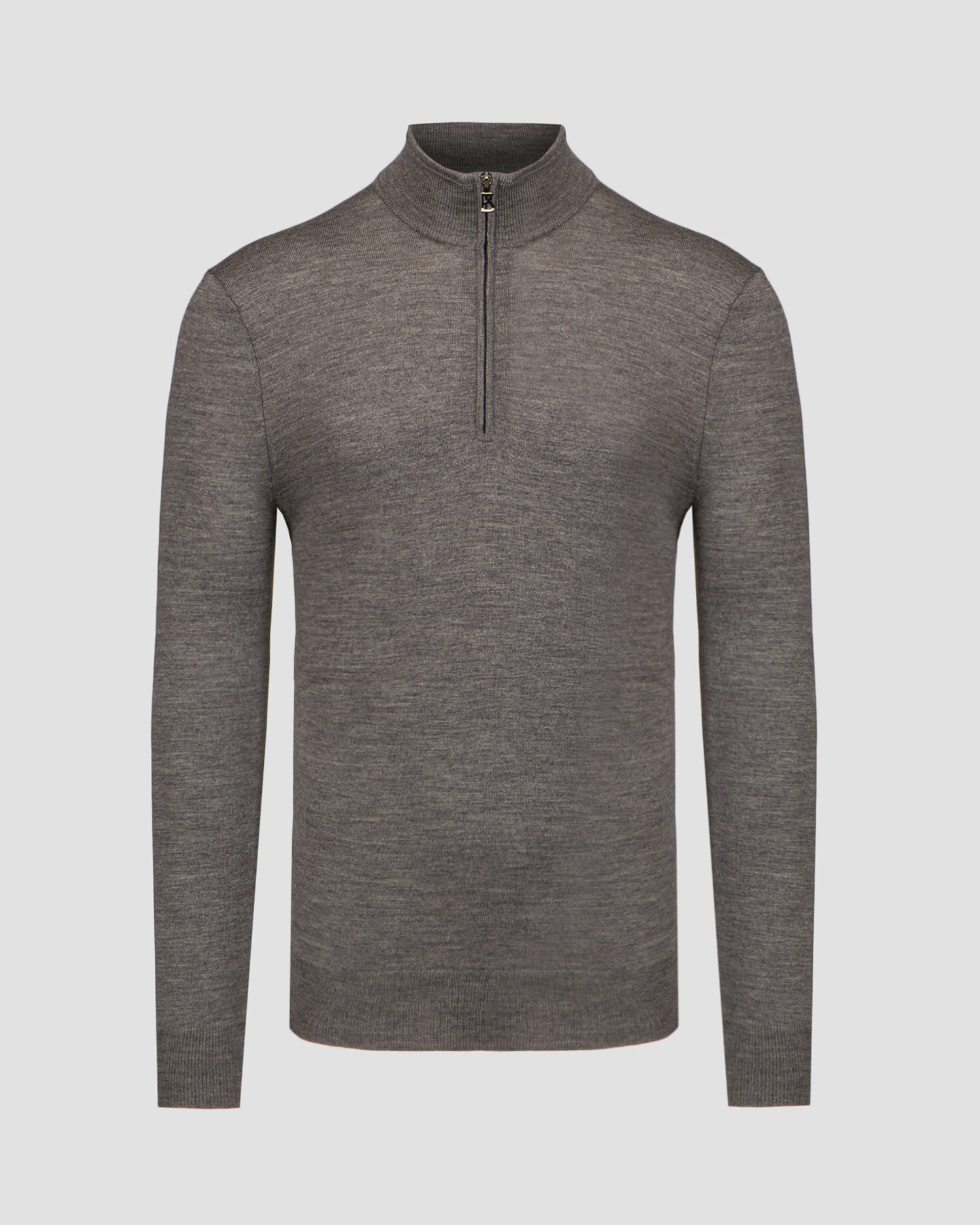 Pull en laine gris pour hommes Bogner Jouri