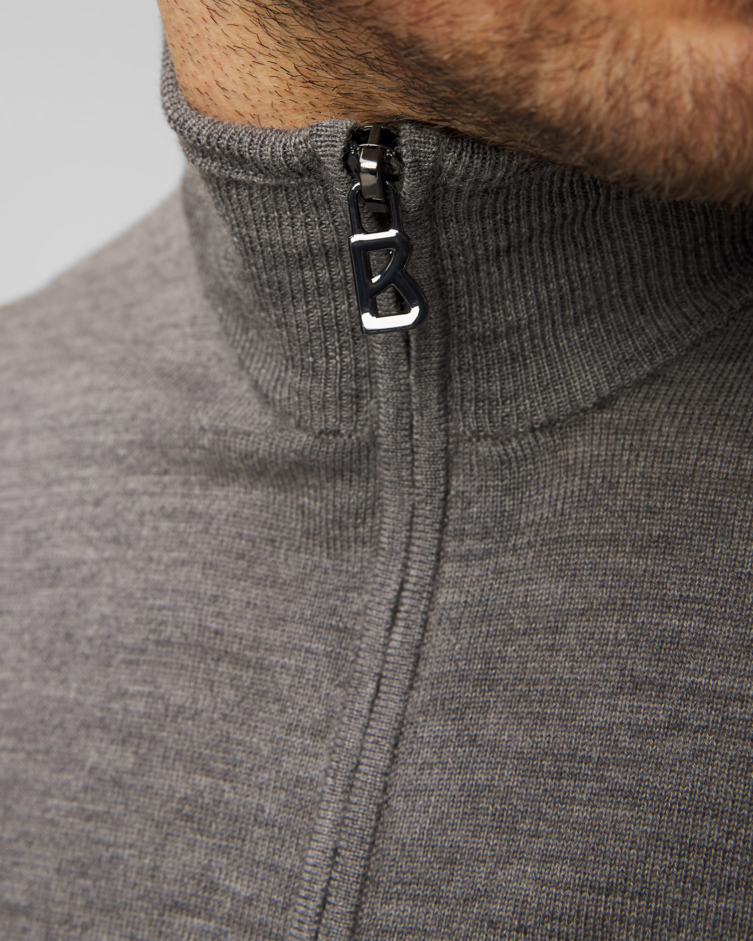 Pulover din lână pentru bărbați Bogner Jouri - gri