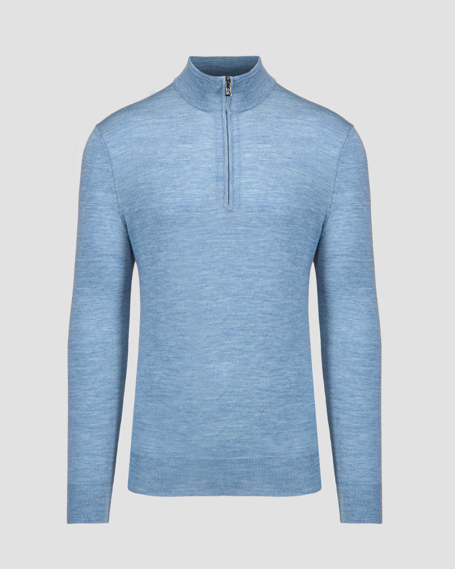 Pull en laine bleu pour hommes Bogner Jouri