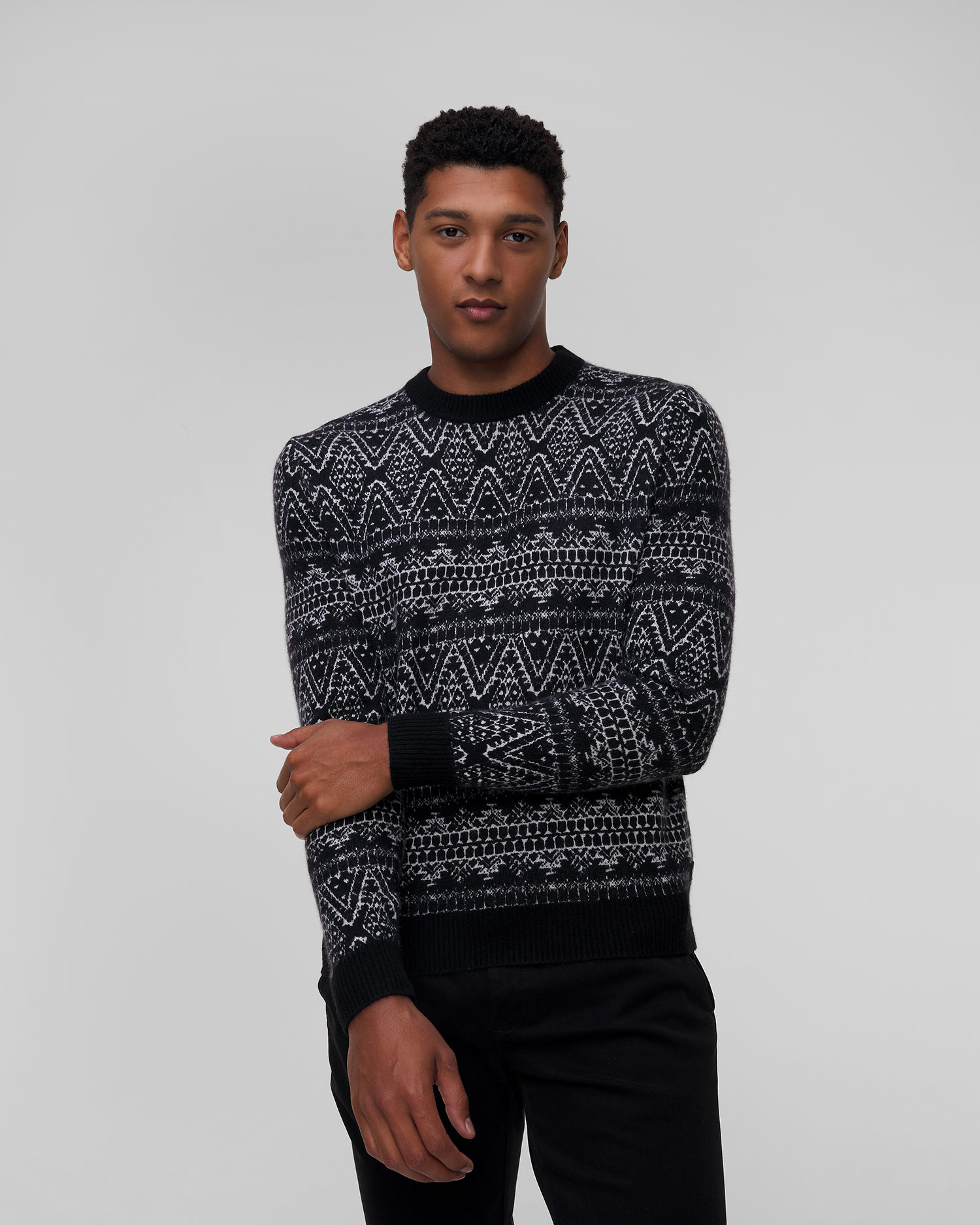 Pull en laine de cachemire pour hommes BOGNER Draco
