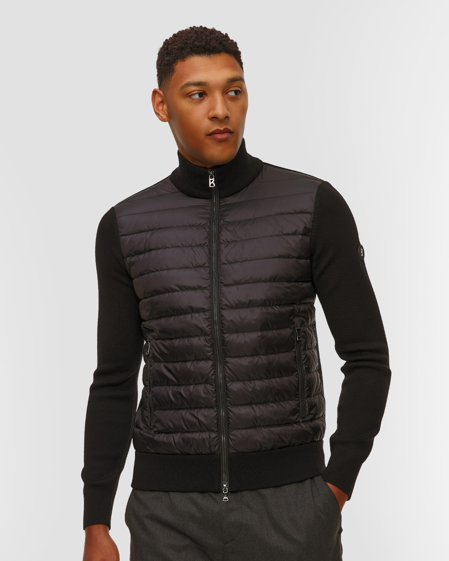 BOGNER Zisco-D Hybridjacke für Herren in Schwarz