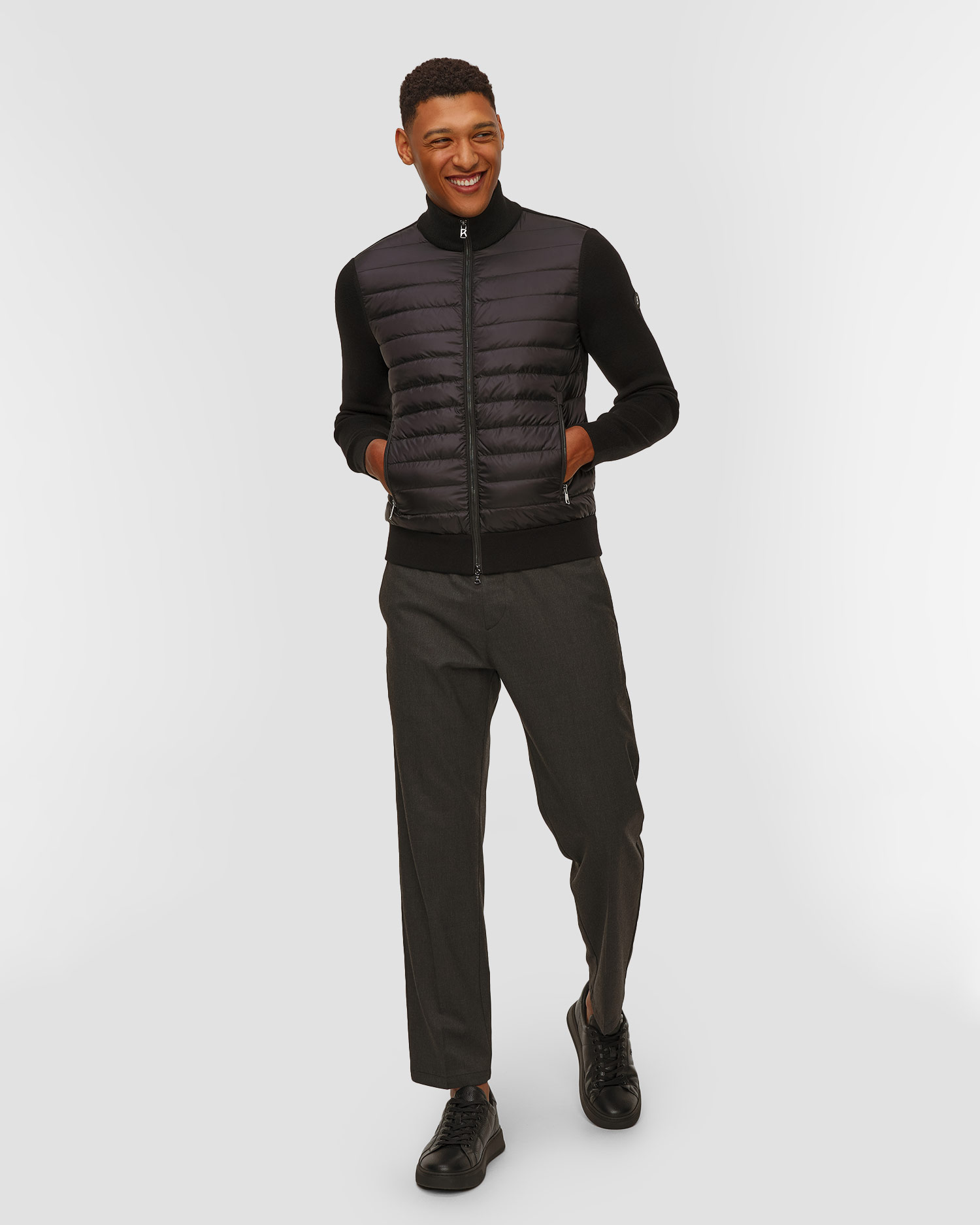 BOGNER Zisco-D Hybridjacke für Herren in Schwarz