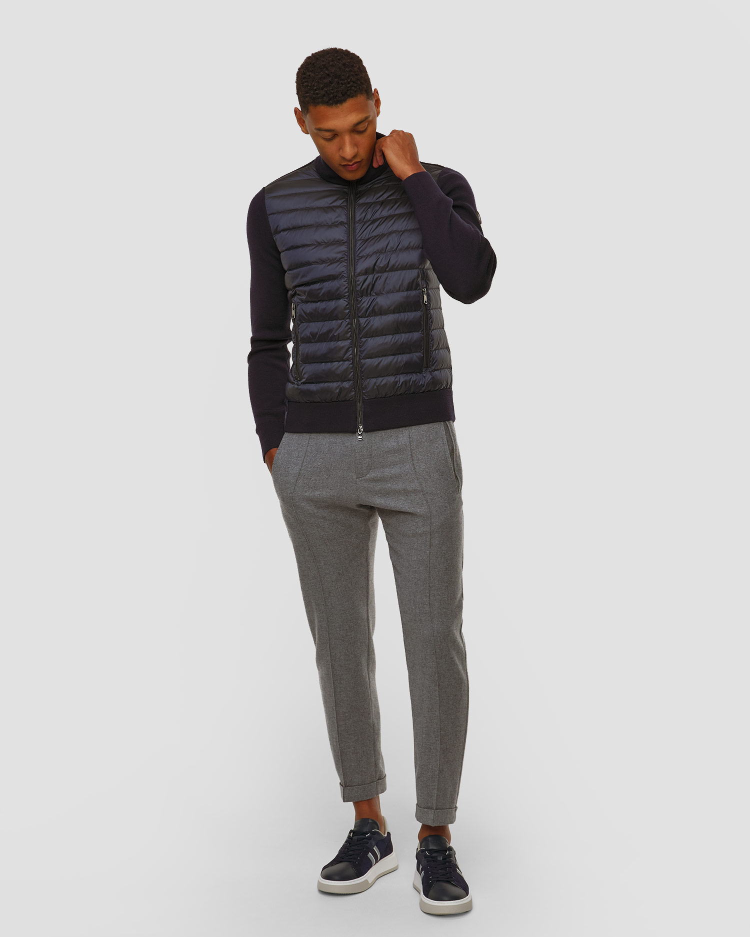 BOGNER Zisco-D Hybridjacke für Herren in Marineblau