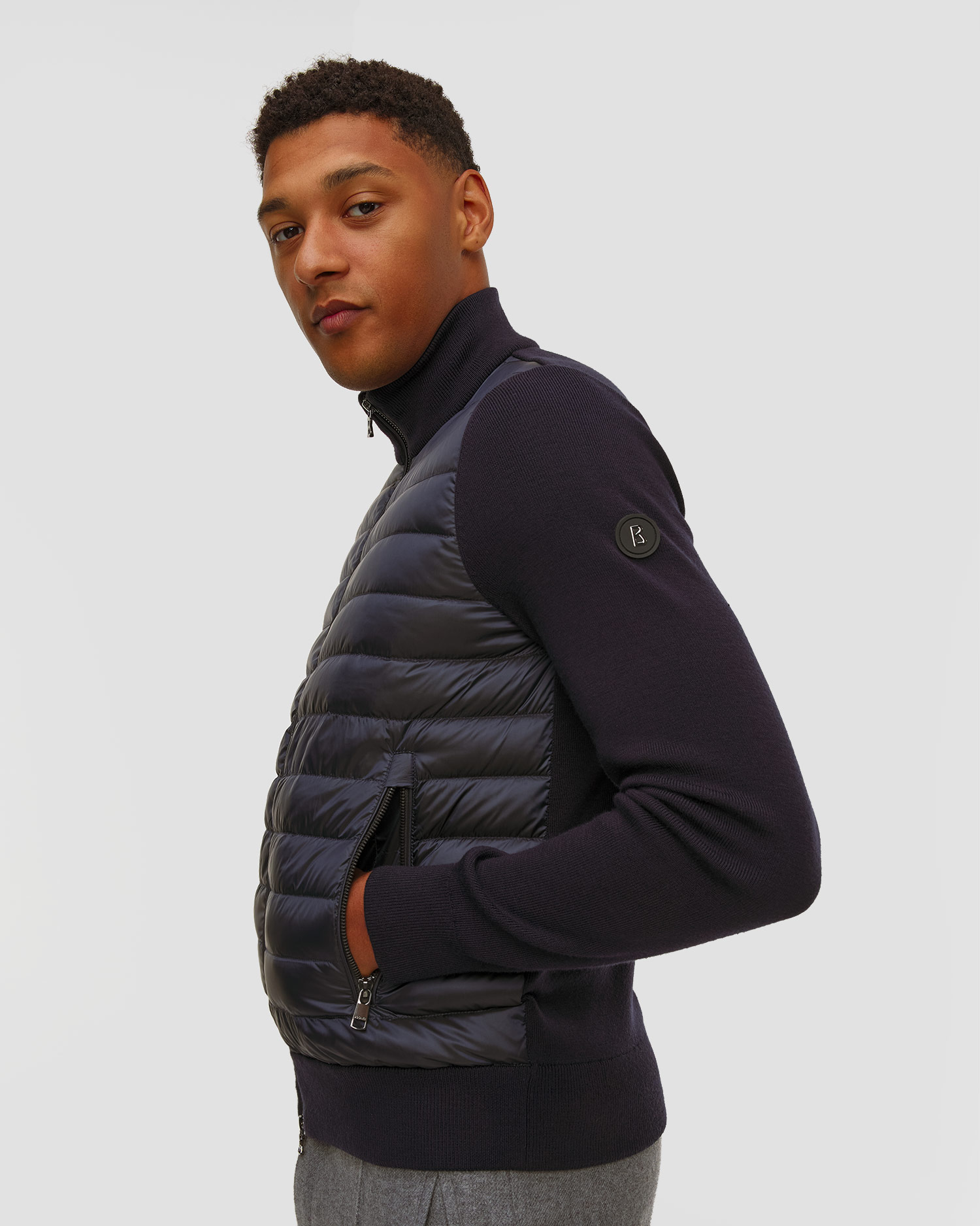 BOGNER Zisco-D Hybridjacke für Herren in Marineblau
