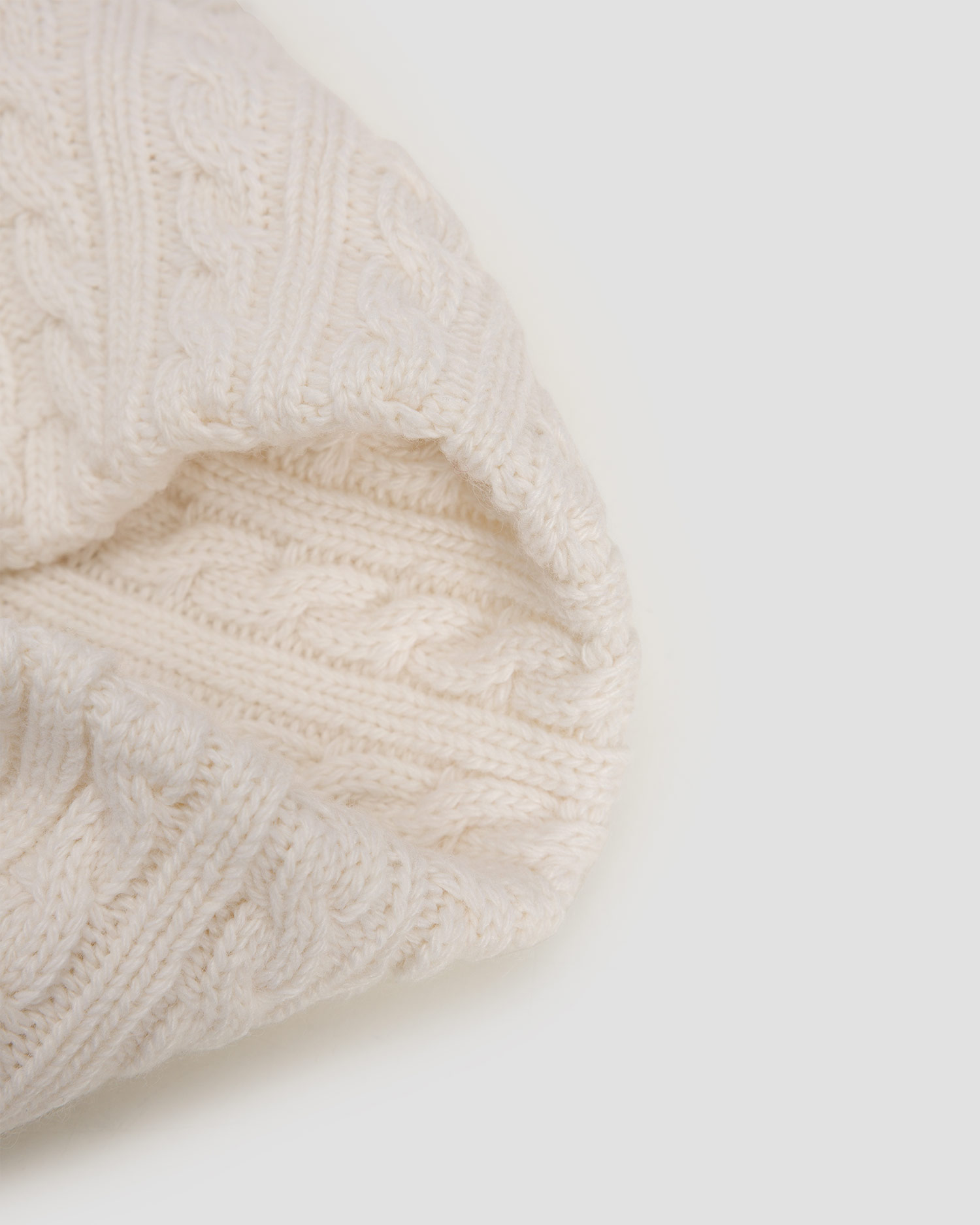 Wool headband with cashmere BOGNER Tessa1 white