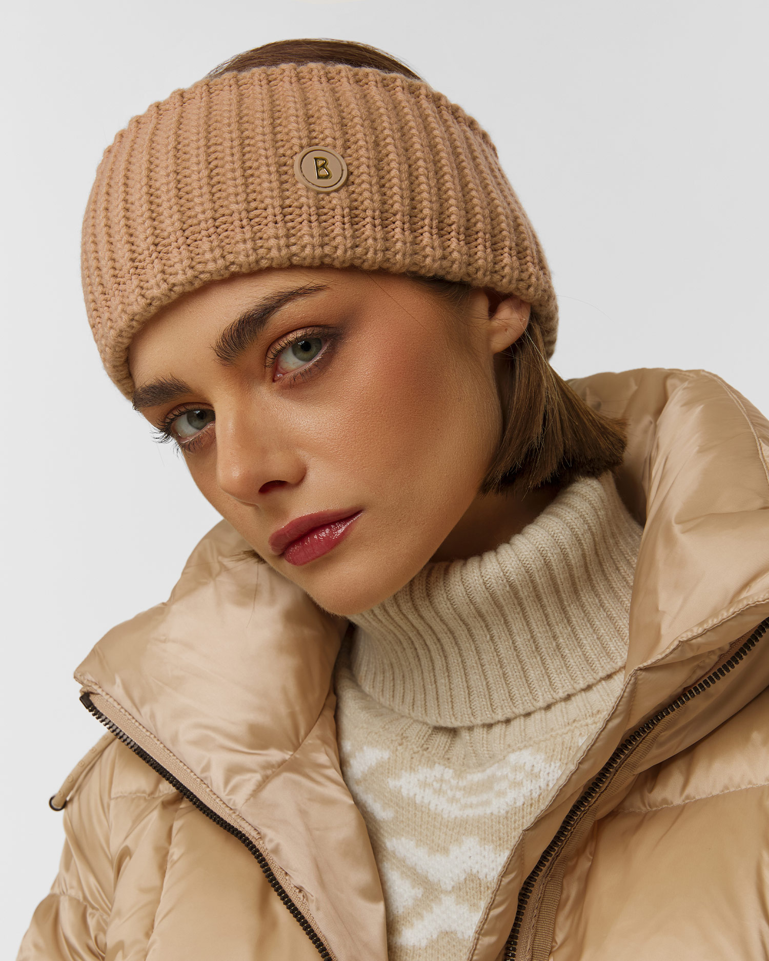 BOGNER Rory Wollstirnband für Damen in Karamellfarbe