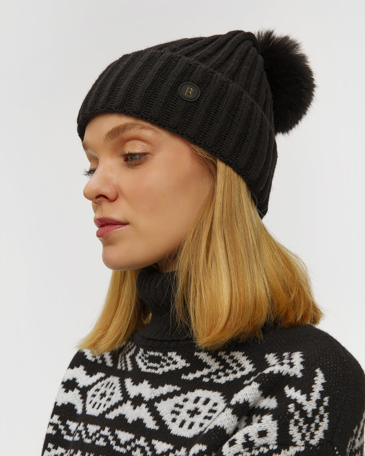 BOGNER Ranya2 Wollmütze mit Kaschmir für Damen in Schwarz