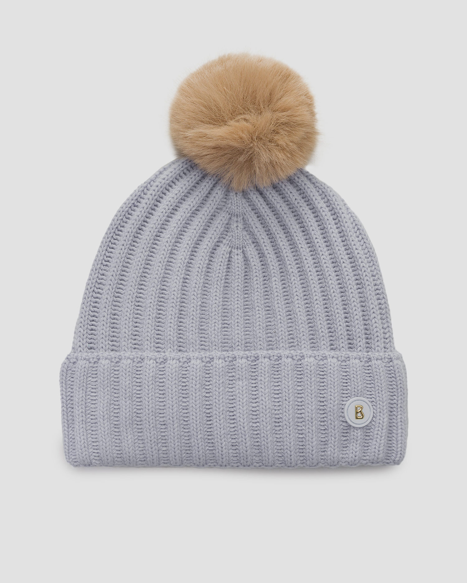 Women's wool cap with cashmere BOGNER Ranya2 grey