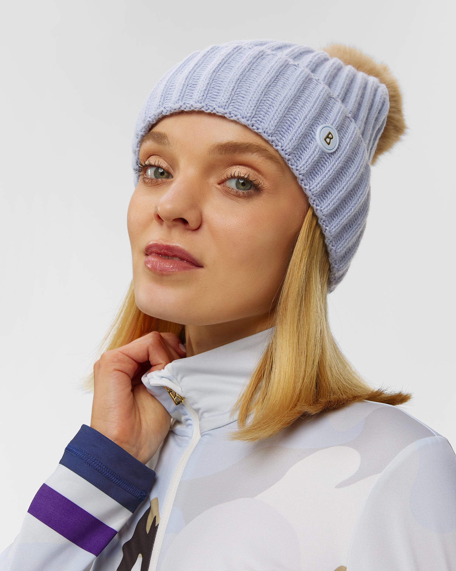 BOGNER Ranya2 Wollmütze mit Kaschmir für Damen in Grau