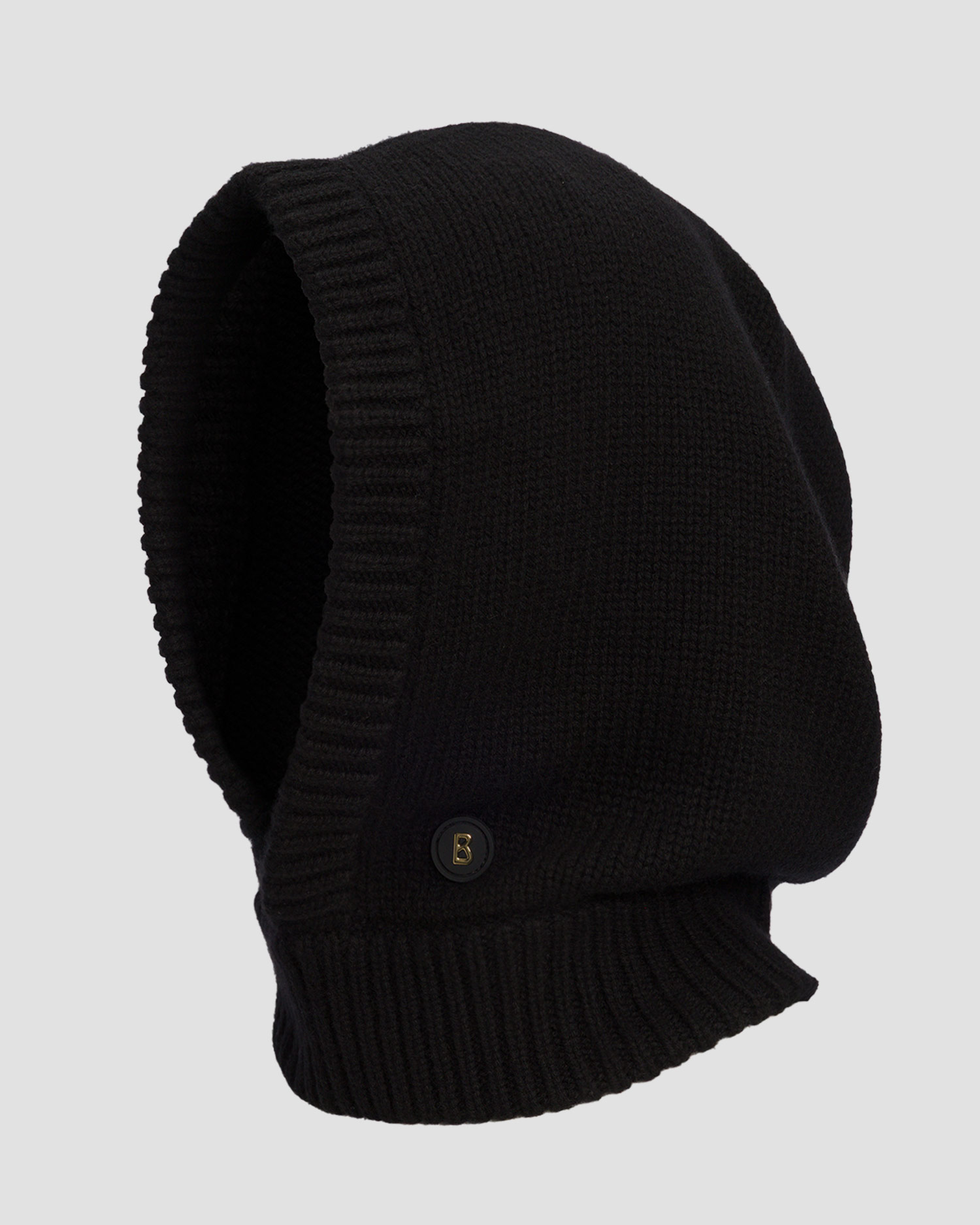 BOGNER Berny1 Damen-Sturmhaube aus Wolle und Kaschmir in Schwarz