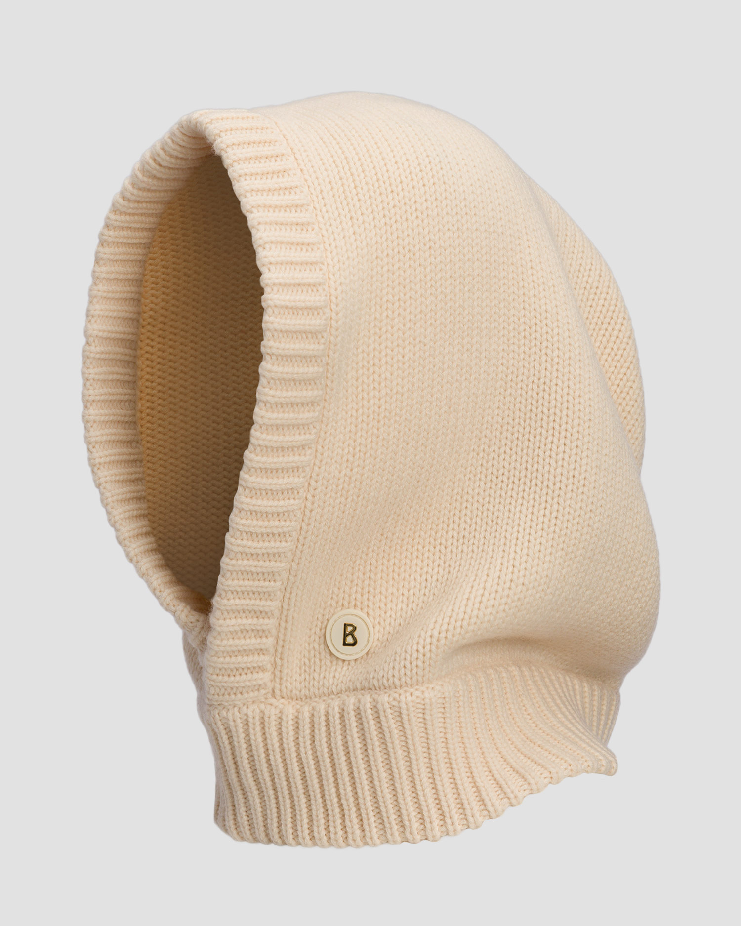 BOGNER Berny1 Damen-Sturmhaube aus Wolle und Kaschmir in Beige