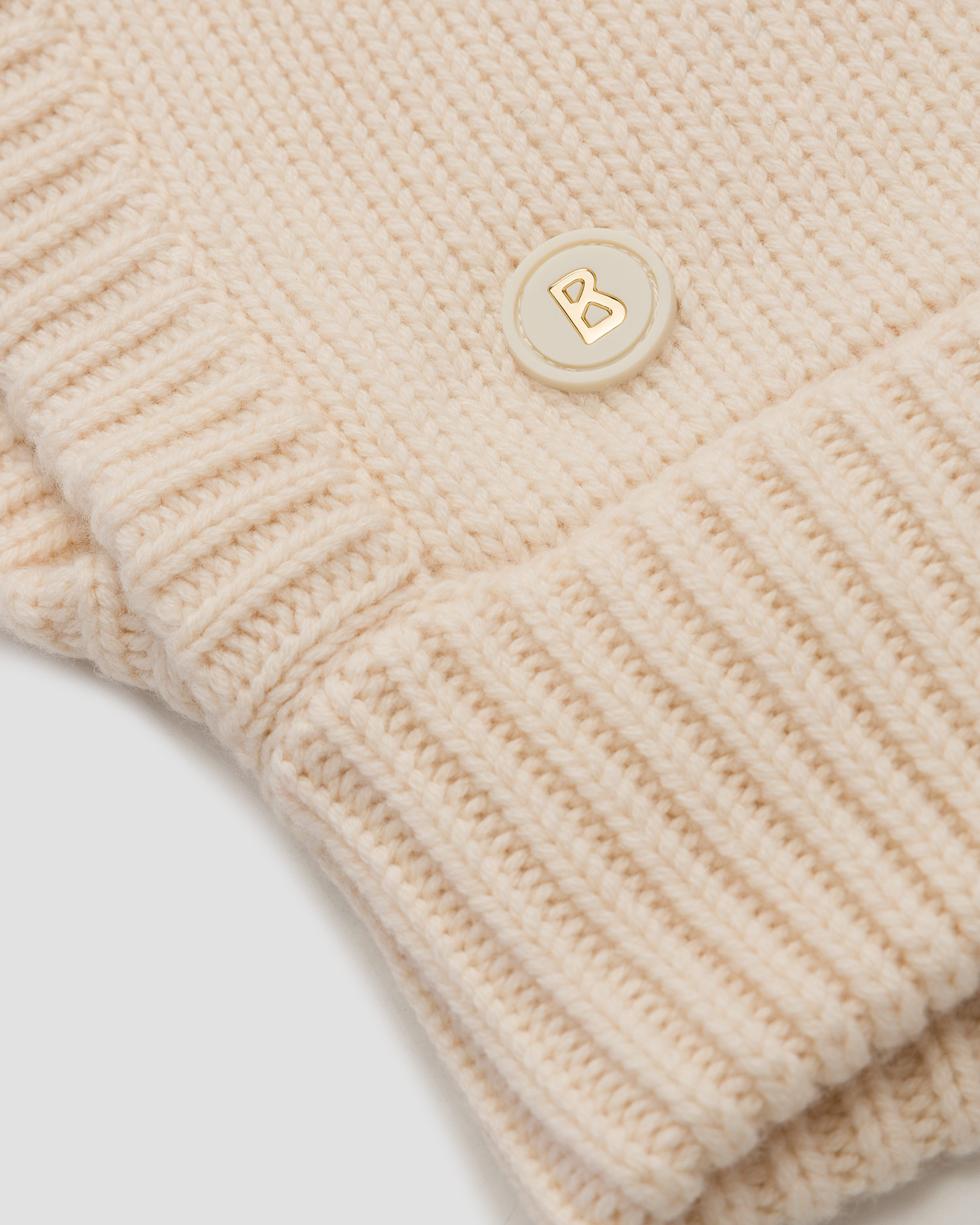 Women's woolen balaclava with cashmere BOGNER Berny1 beige