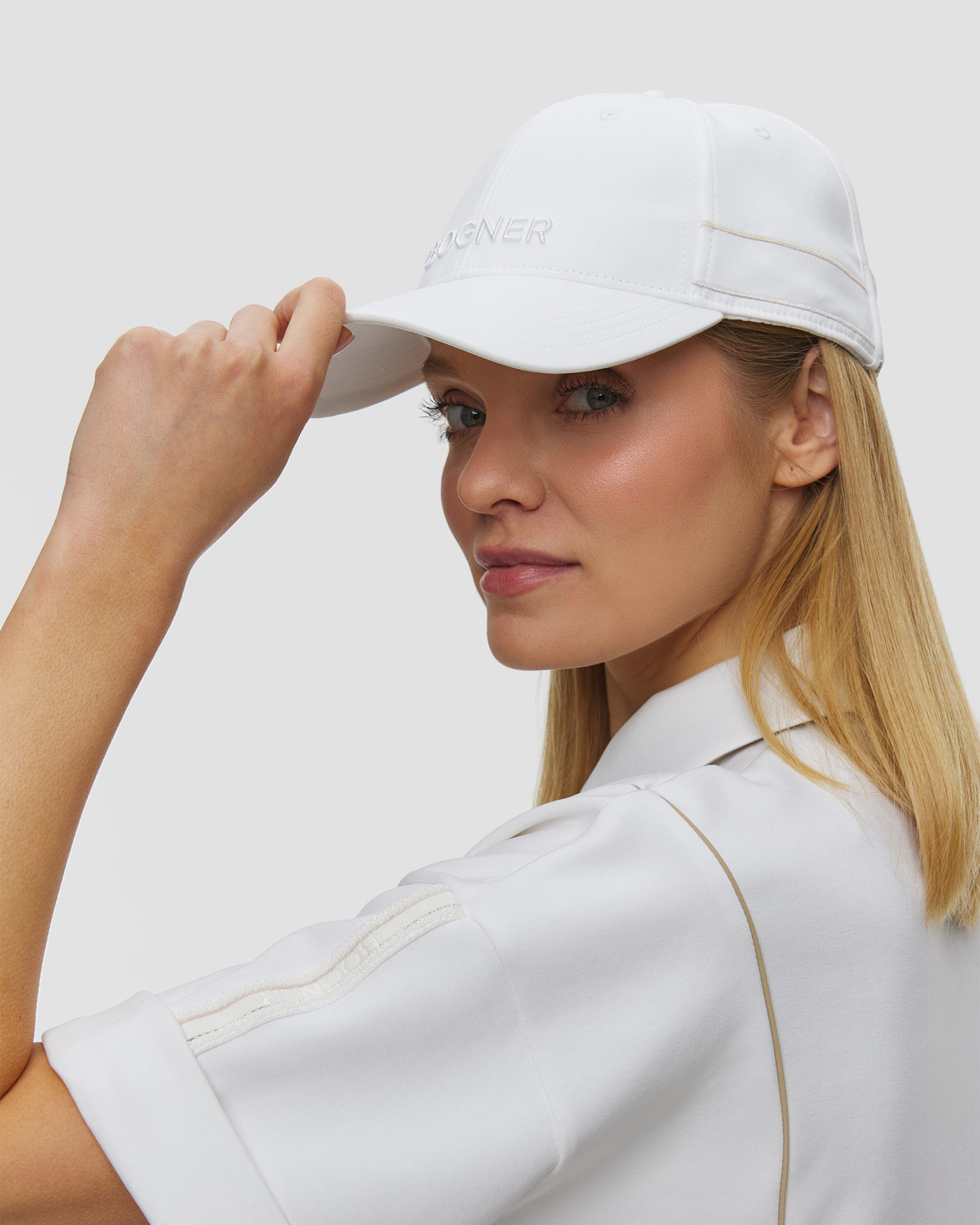 Women's baseball cap Bogner Joshi3, Color/Pattern: Biały
