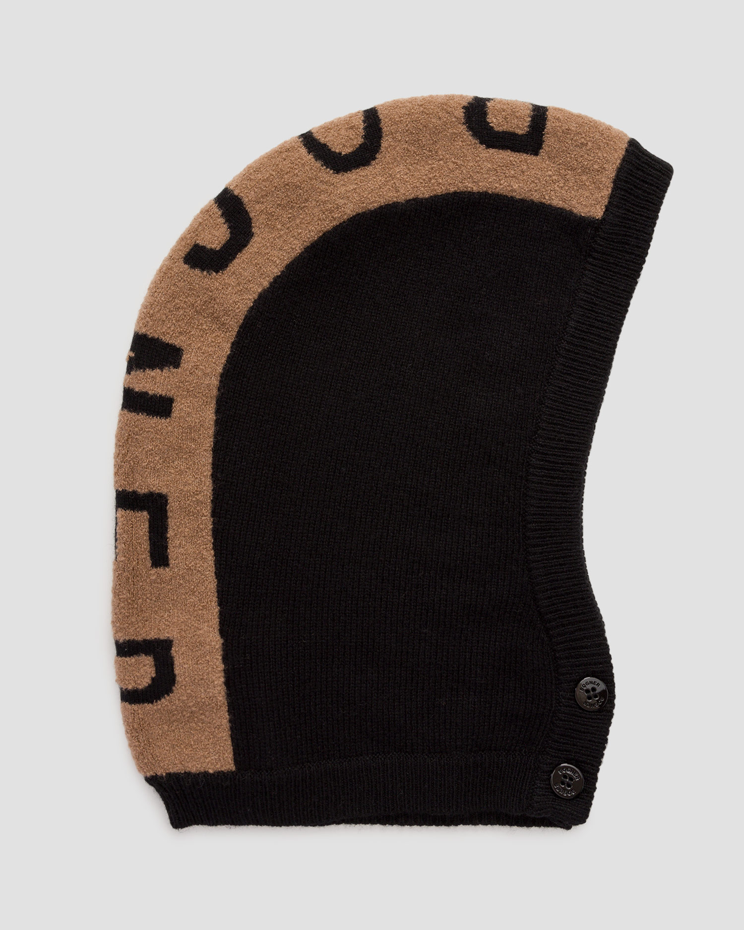 Women's woolen balaclava BOGNER Thila black