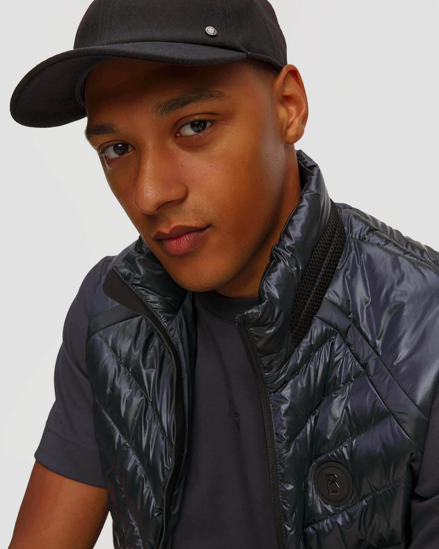 Șapcă cu cozoroc din lână pentru bărbați BOGNER Ralf-2 bleumarin