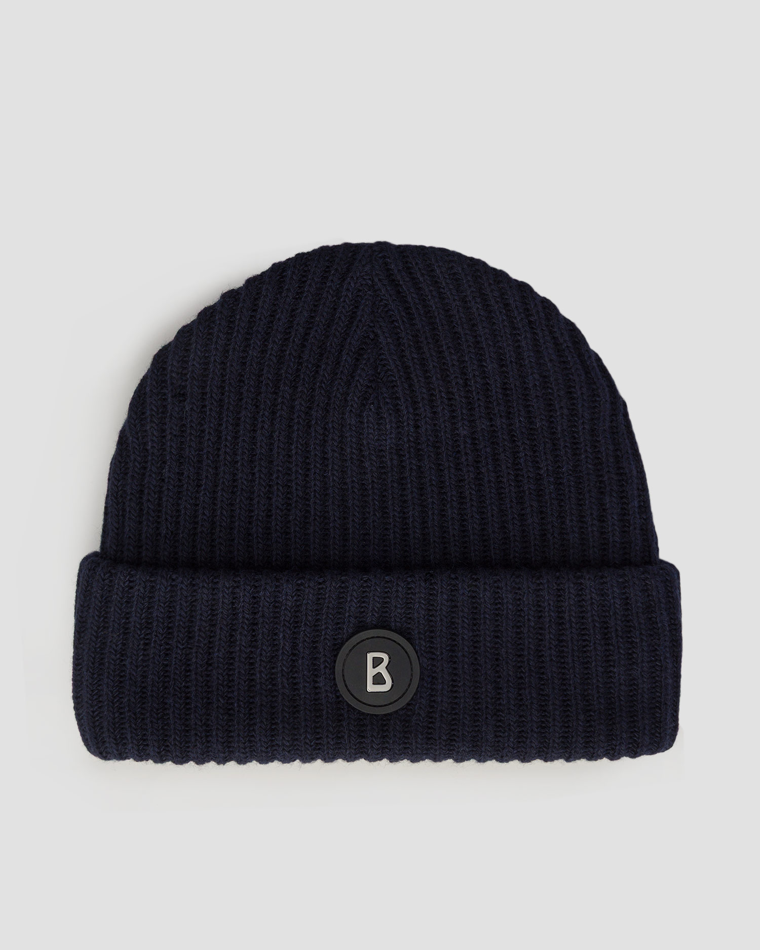 Bonnet de laine bleu marine pour hommes BOGNER Gustav-2