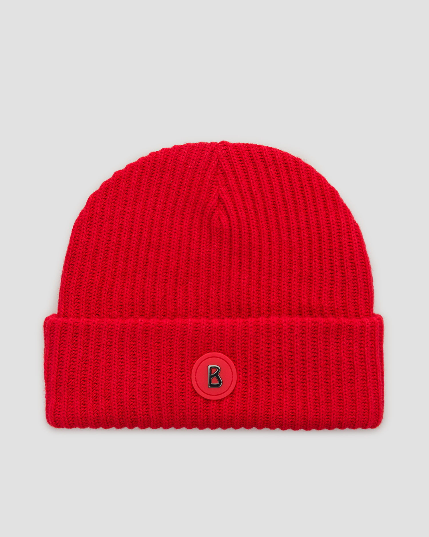Bonnet de laine rouge pour hommes BOGNER Gustav-2