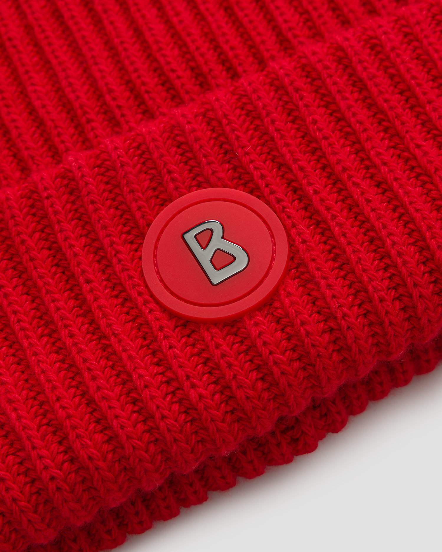 Bonnet de laine rouge pour hommes BOGNER Gustav-2