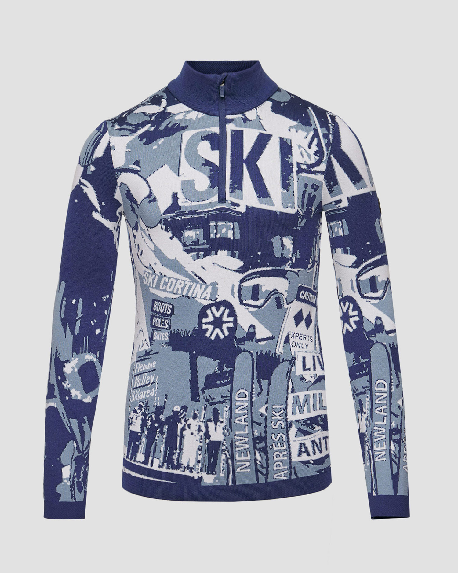 Bluza chłopięca Newland Kristoff, Kolor/Wzór: Biały,Niebieski,Print