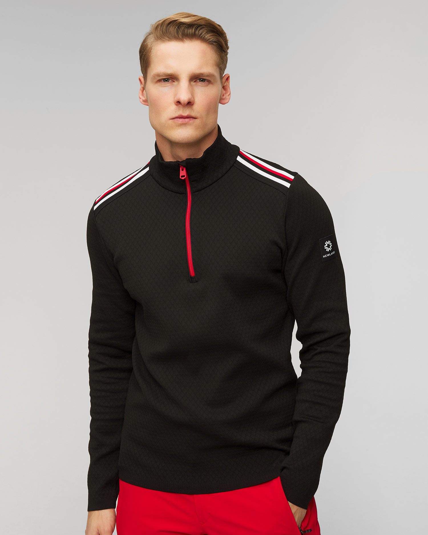 Men's black technical turtleneck Newland Heracles