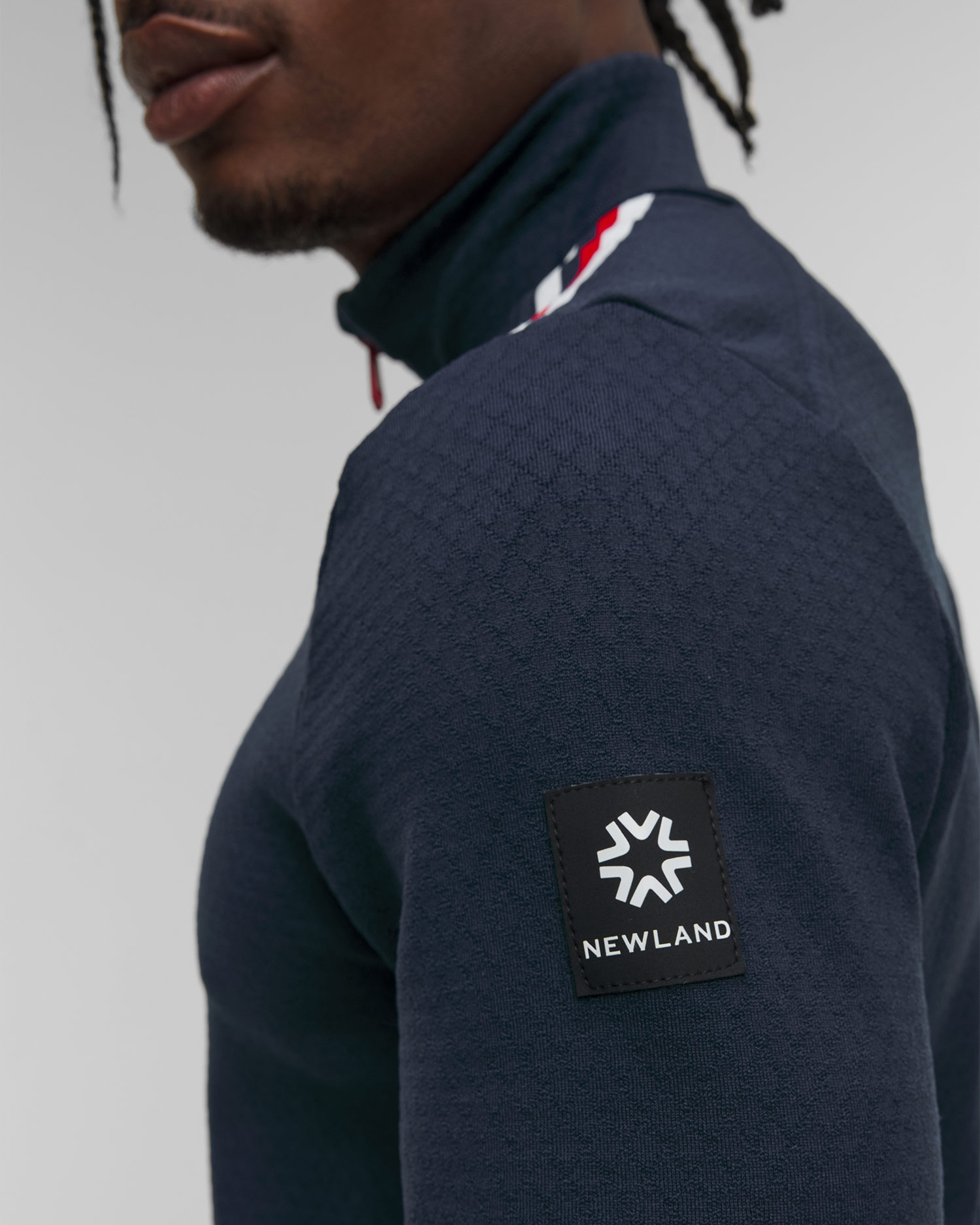 Dolcevita tecnico blu scuro da uomo Newland Heracles