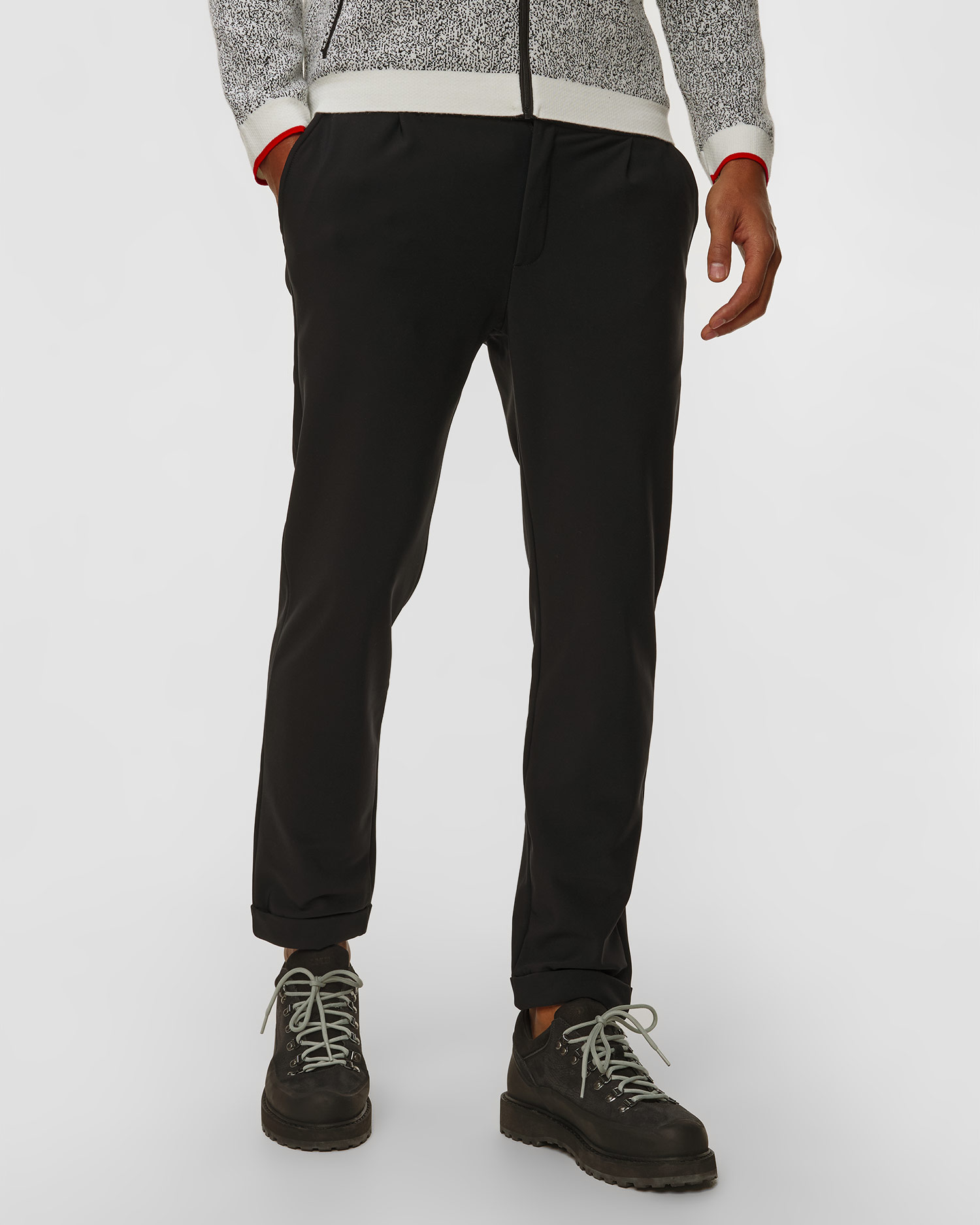 Pantaloni neri da trekking da uomo Newland Bastian