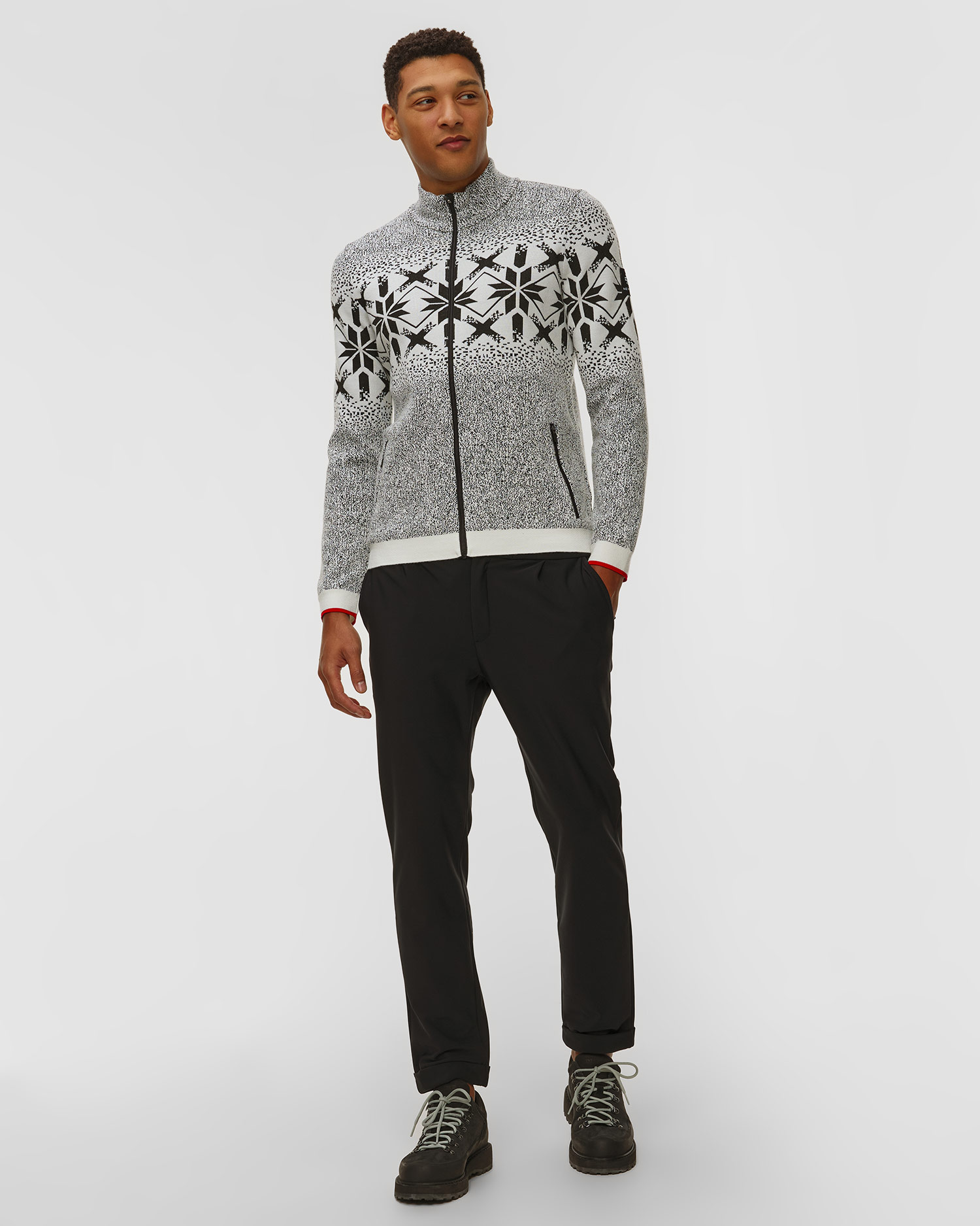 Pantaloni neri da trekking da uomo Newland Bastian