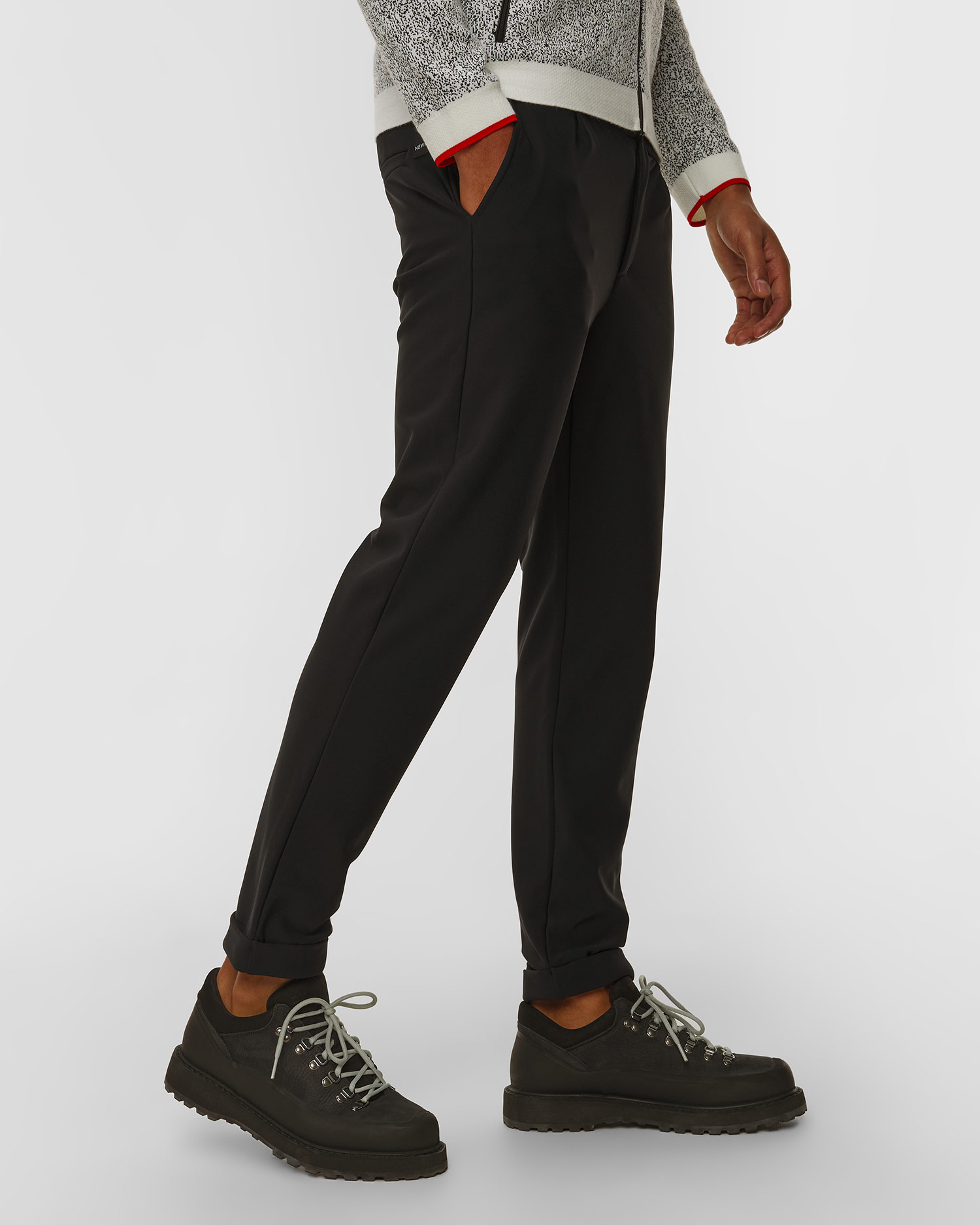 Pantaloni neri da trekking da uomo Newland Bastian