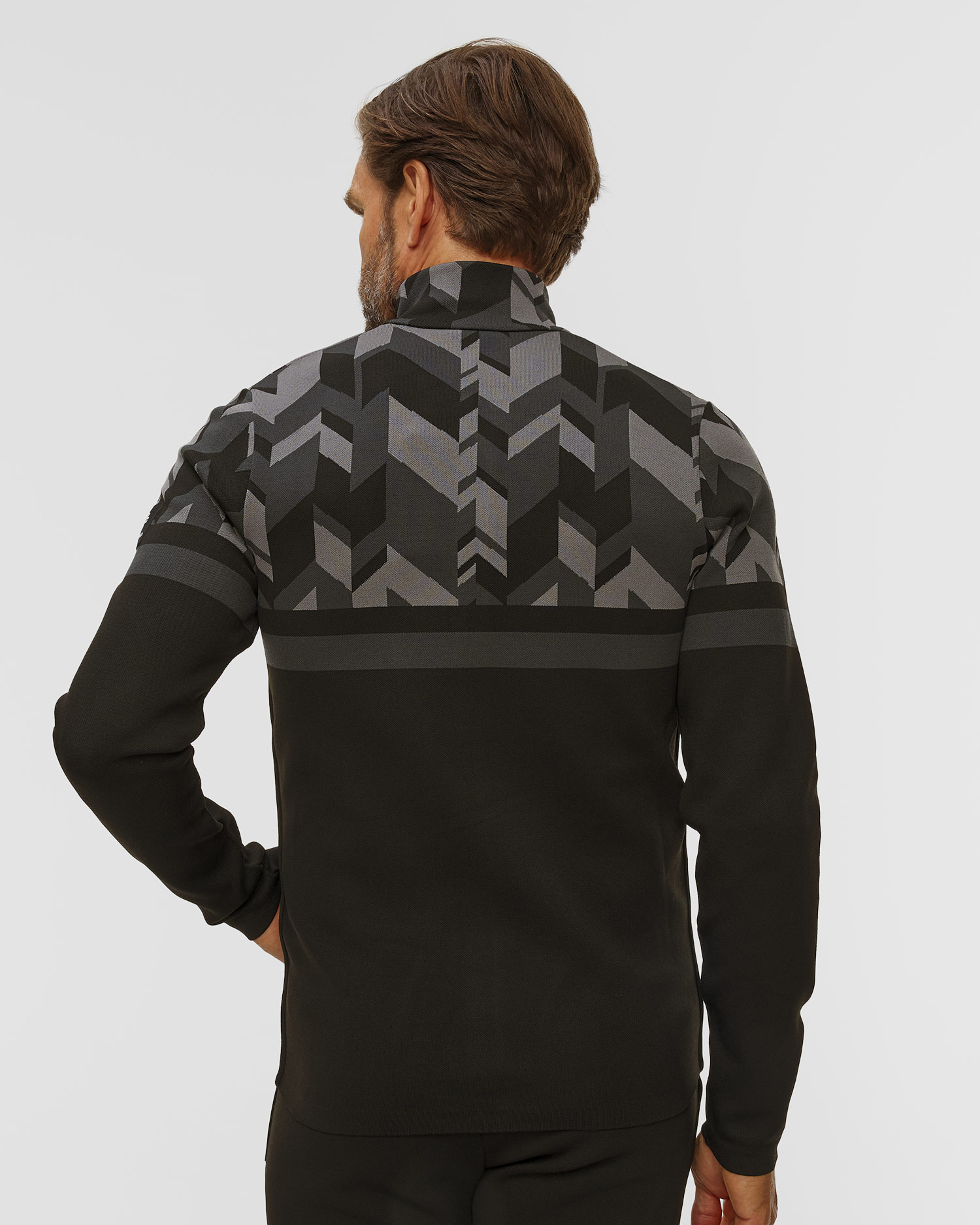 Felpa con cerniera da uomo Newland Back Bowls