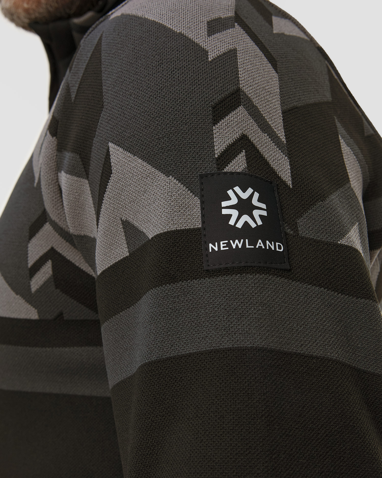 Felpa con cerniera da uomo Newland Back Bowls