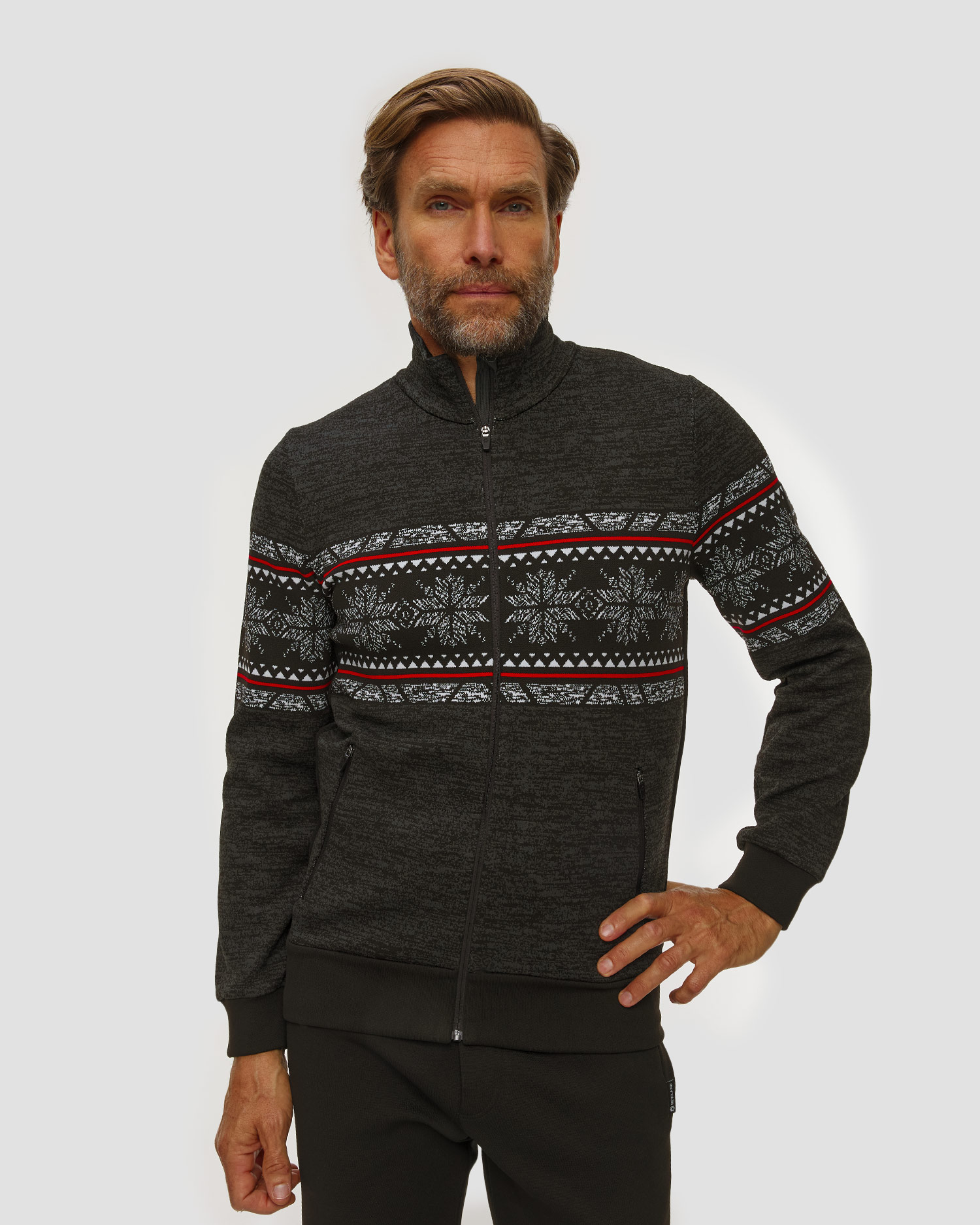 Felpa con cerniera da uomo Newland Bushwacker