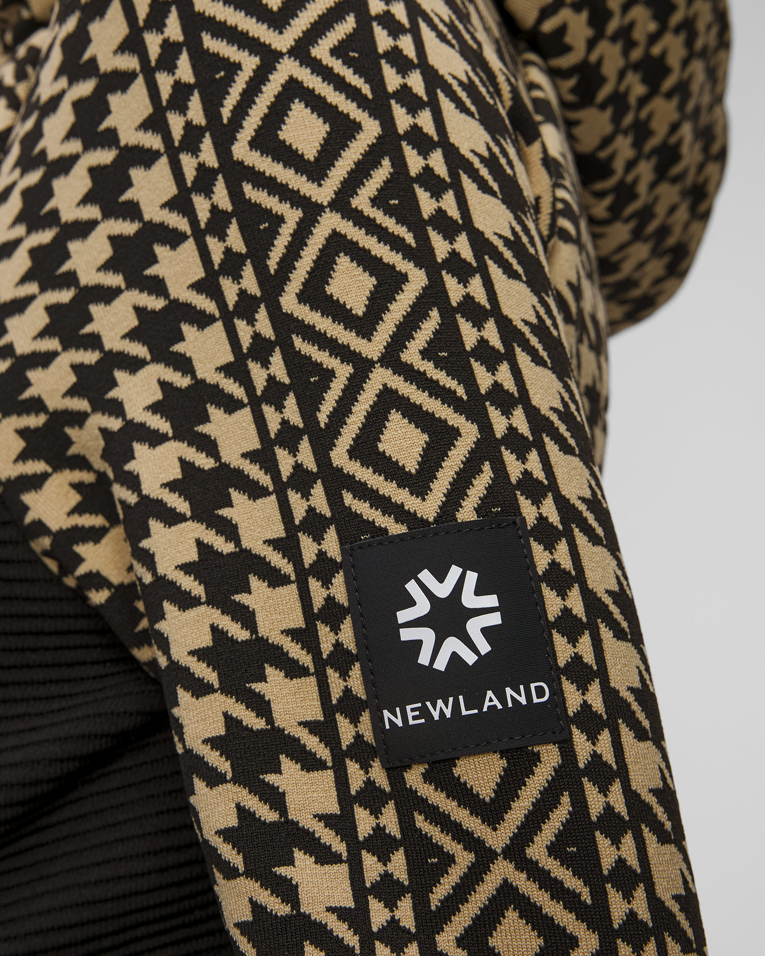 Veste hybride à capuche et à motif pied-de-poule pour femmes Newland Hera