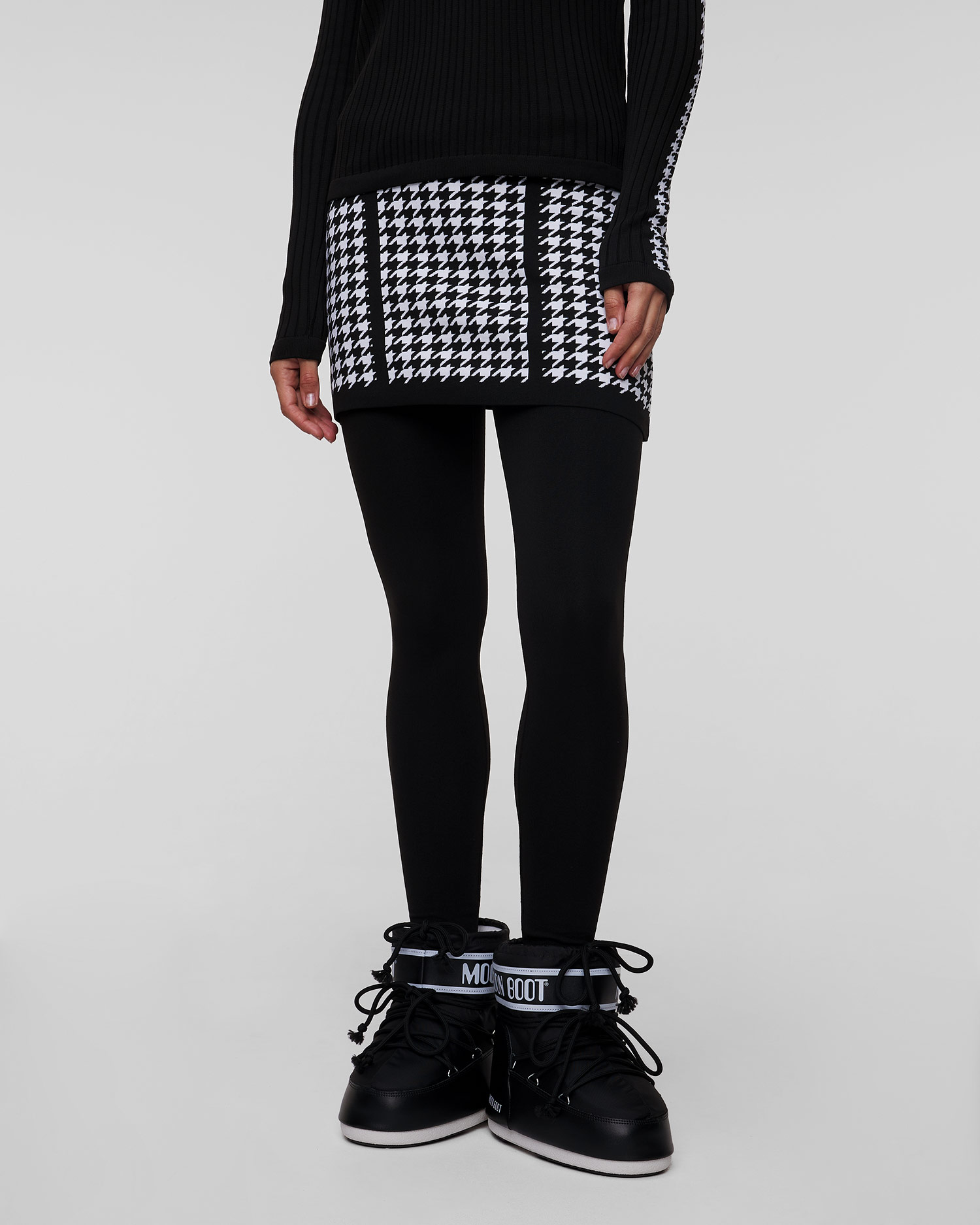 Leginsy ze spódniczką damskie Newland Leda