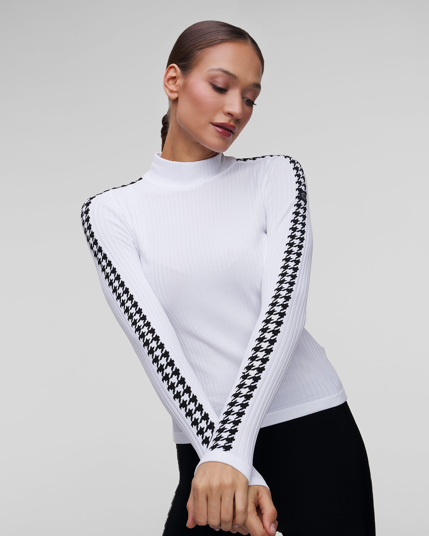 Newland Lisitea Technischer Rollkragenpullover für Damen in Weiß