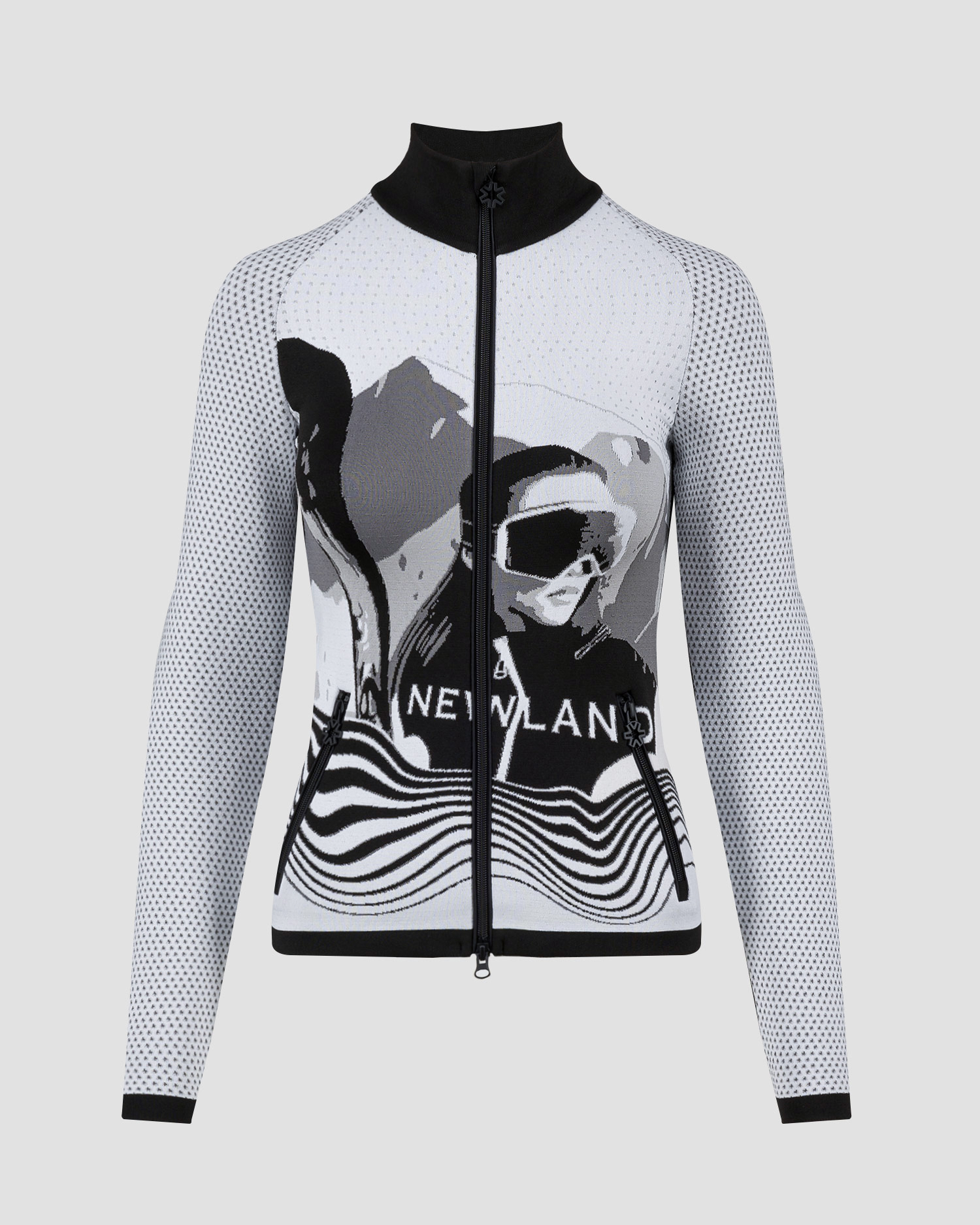 Felpa tecnica con cerniera da donna Newland Cordelia