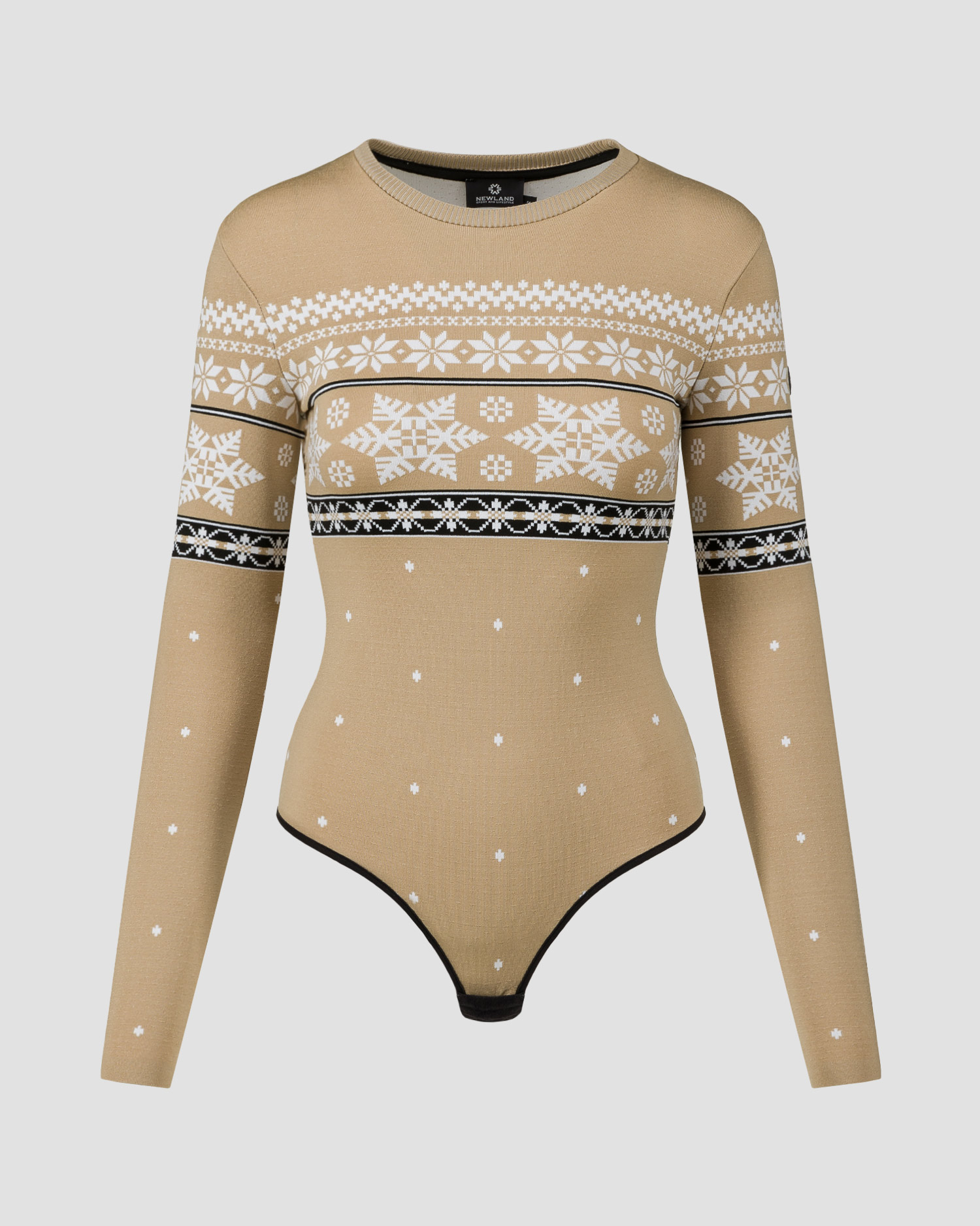 Dámske béžové lyžiarske body Newland Iceland
