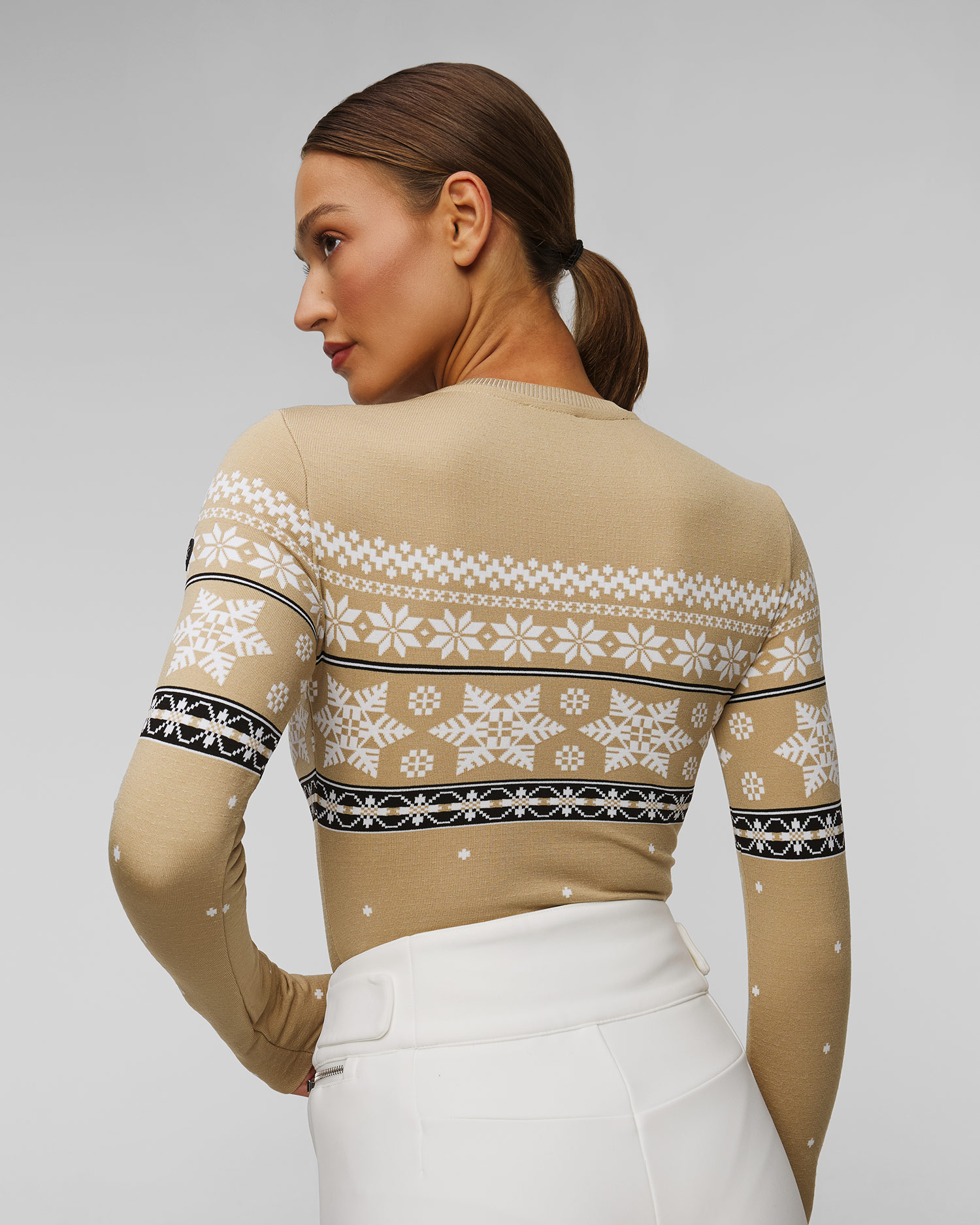 Body de ski beige pour femmes Newland Iceland