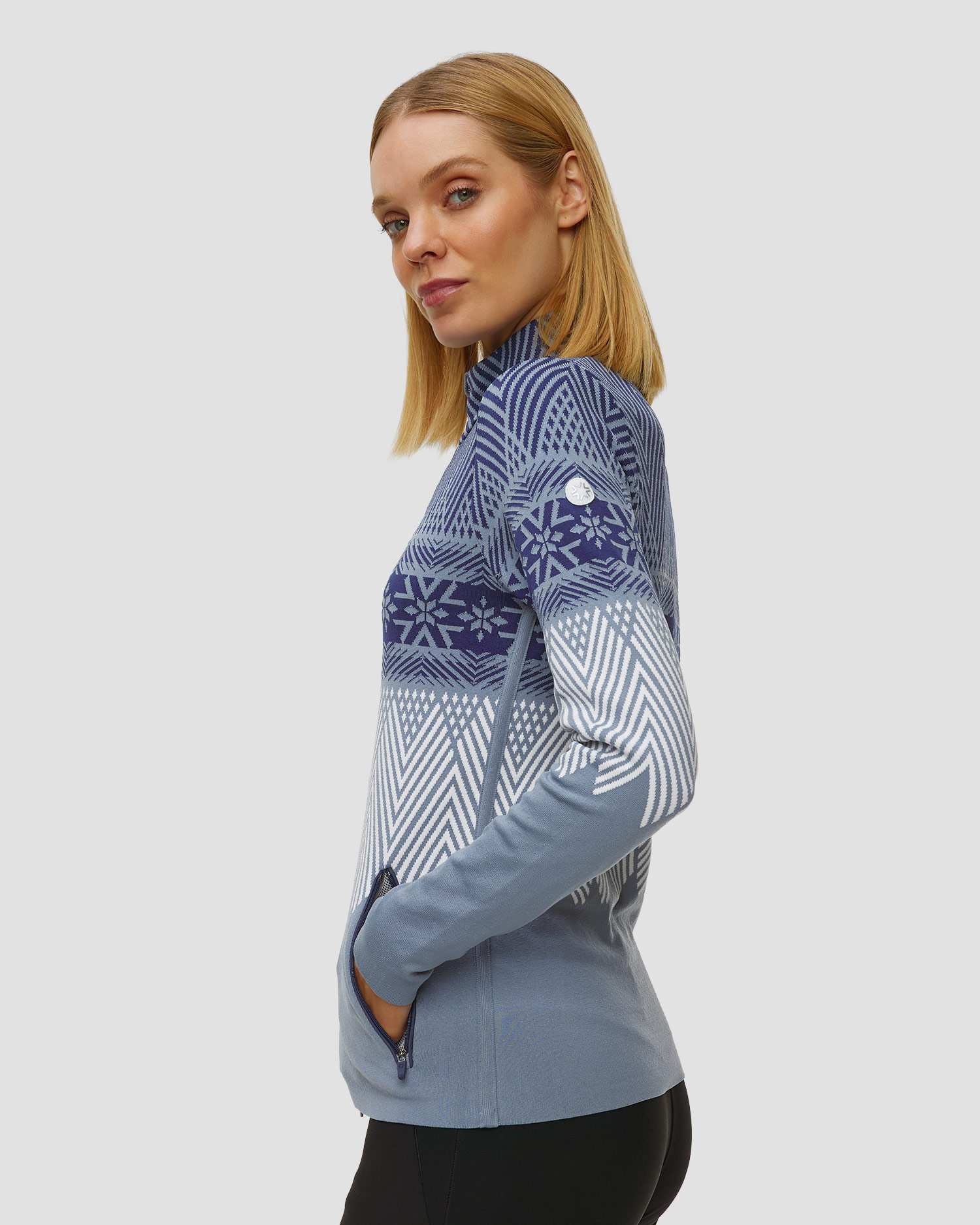Sweat-shirt zippé pour femmes Newland Argentière