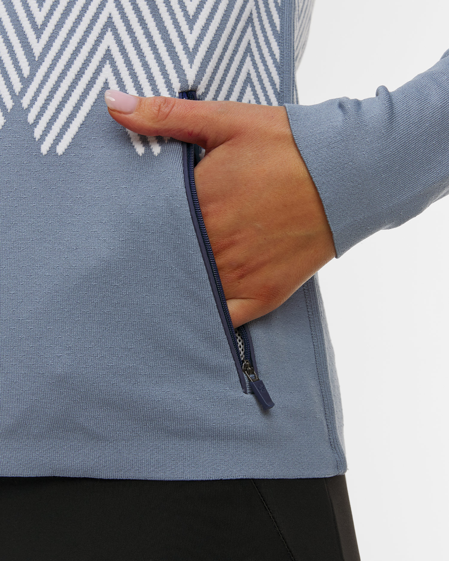 Sweat-shirt zippé pour femmes Newland Argentière