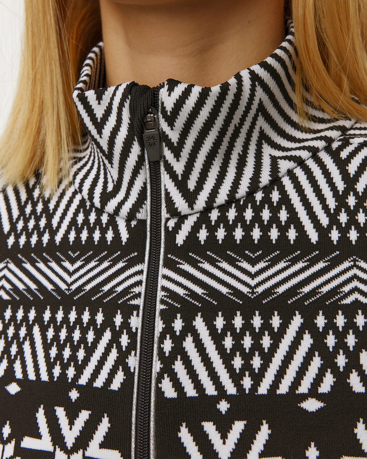 Sweat-shirt zippé pour femmes Newland Crans-Montana